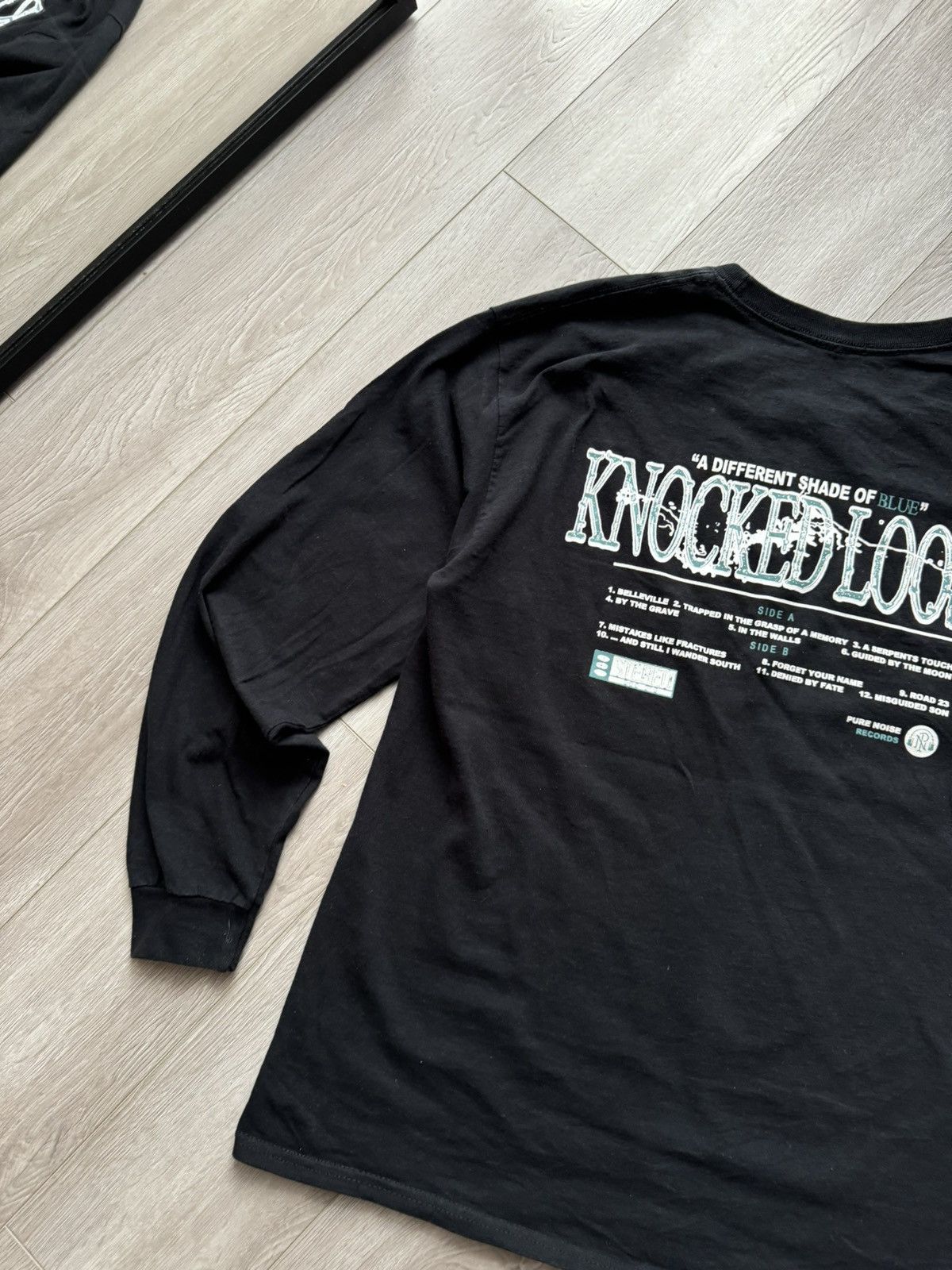 Band Tees × Comfort Colors Knocked Loose A Different Shade Of Blue Long Sleeve Shirt Size US L / EU 52-54 / 3 - 6 Thumbnail