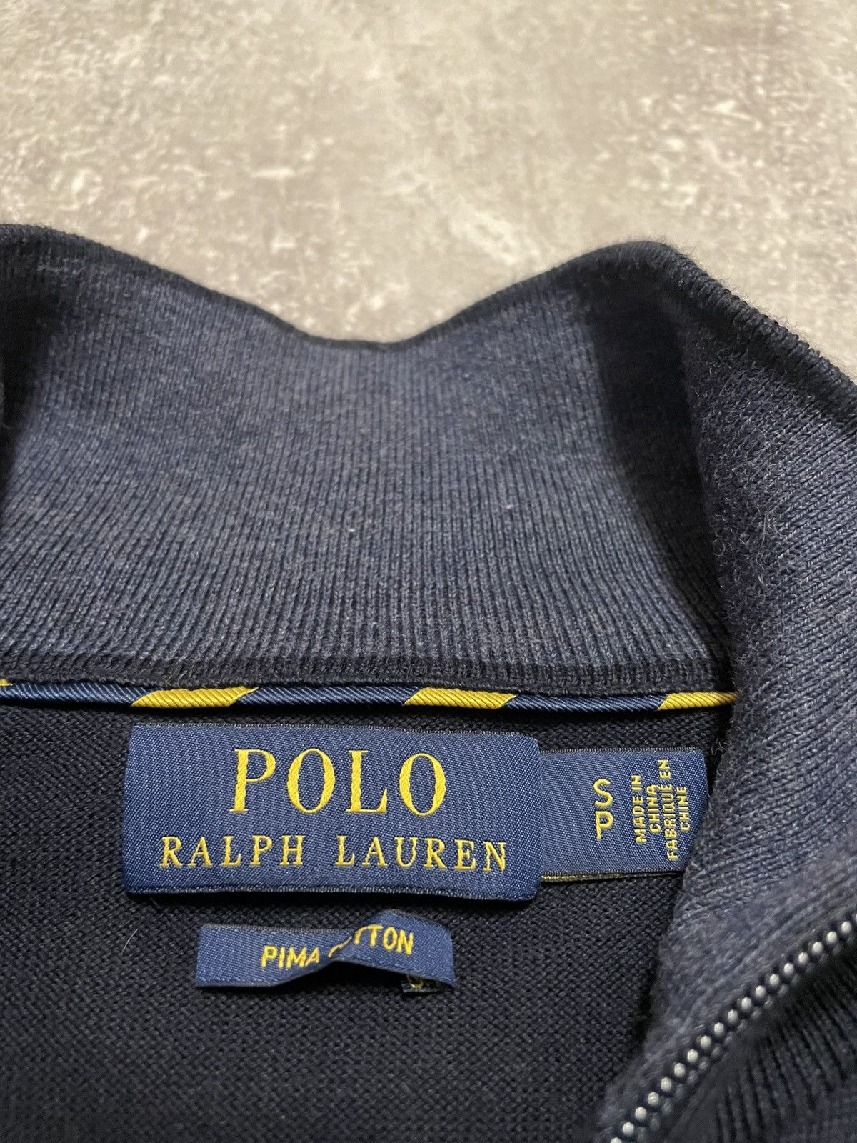 Polo Ralph Lauren Vintage Polo Ralph Lauren Zip-Up Sweater Jamper Size US S / EU 44-46 / 1 - 7 Thumbnail
