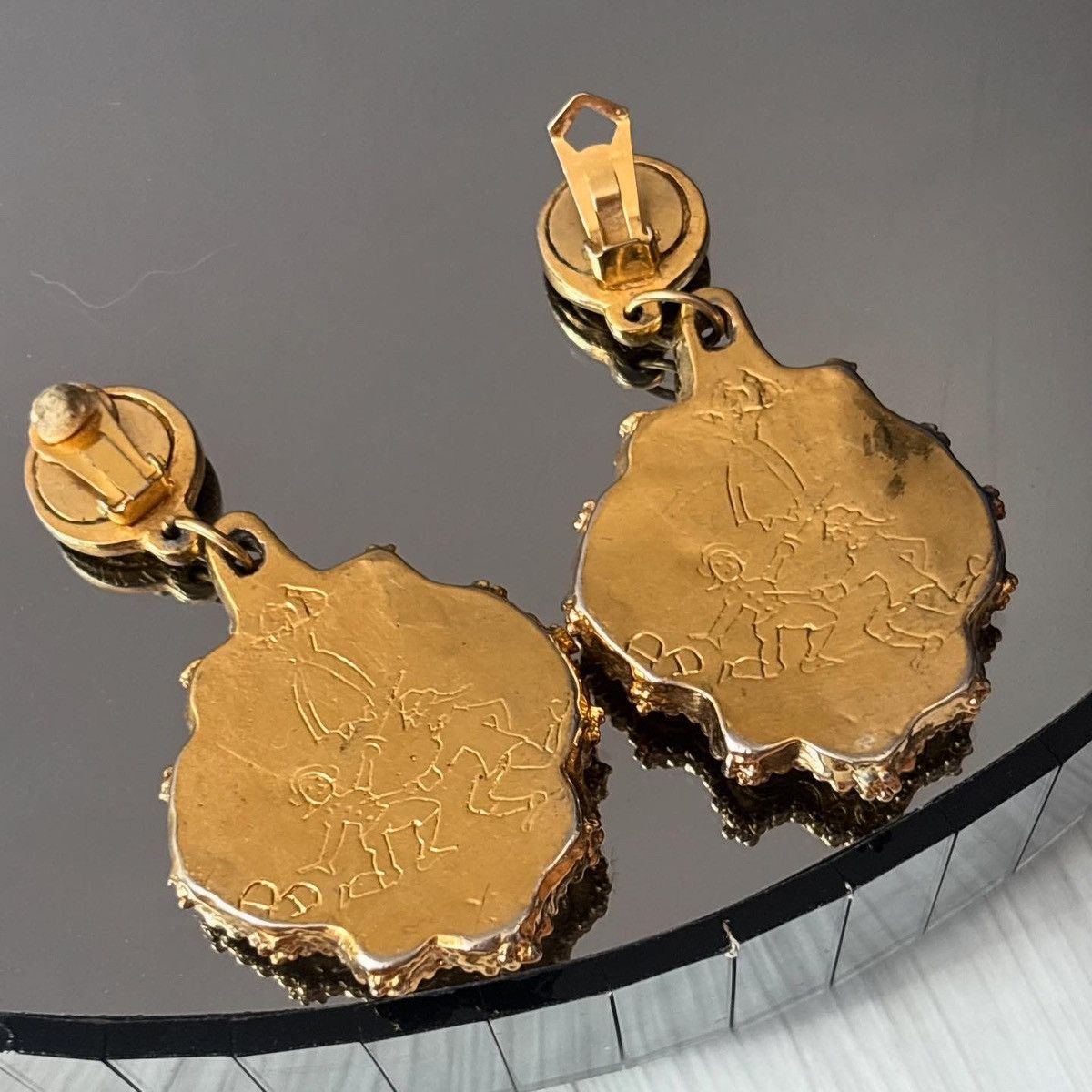 Vintage 1960’s made in France earrings Size ONE SIZE - 4 Thumbnail