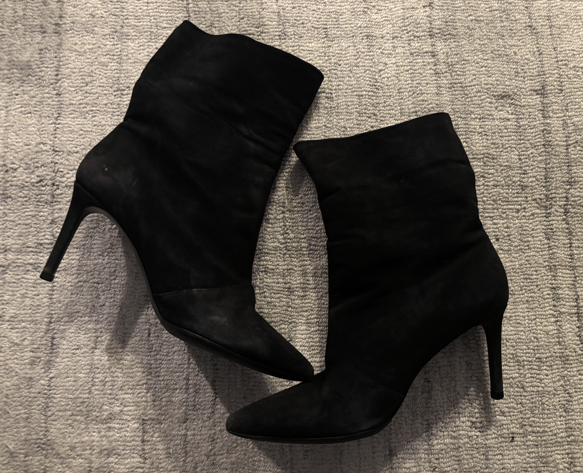 Saint Laurent Paris Saint Laurent Paris Suede Bootie Boots High-Heel Vintage Size US 7 / IT 37 - 2 Thumbnail