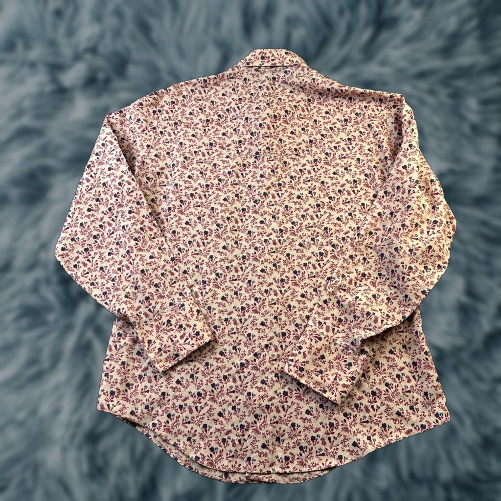 Levi's VINTAGE Levi's Western Shirt Mens XL Red Cowboy Snap On Pocket Geometric Pattern Regular Fit Button-Up Casual Size US XL / EU 56 / 4 - 1 Thumbnail