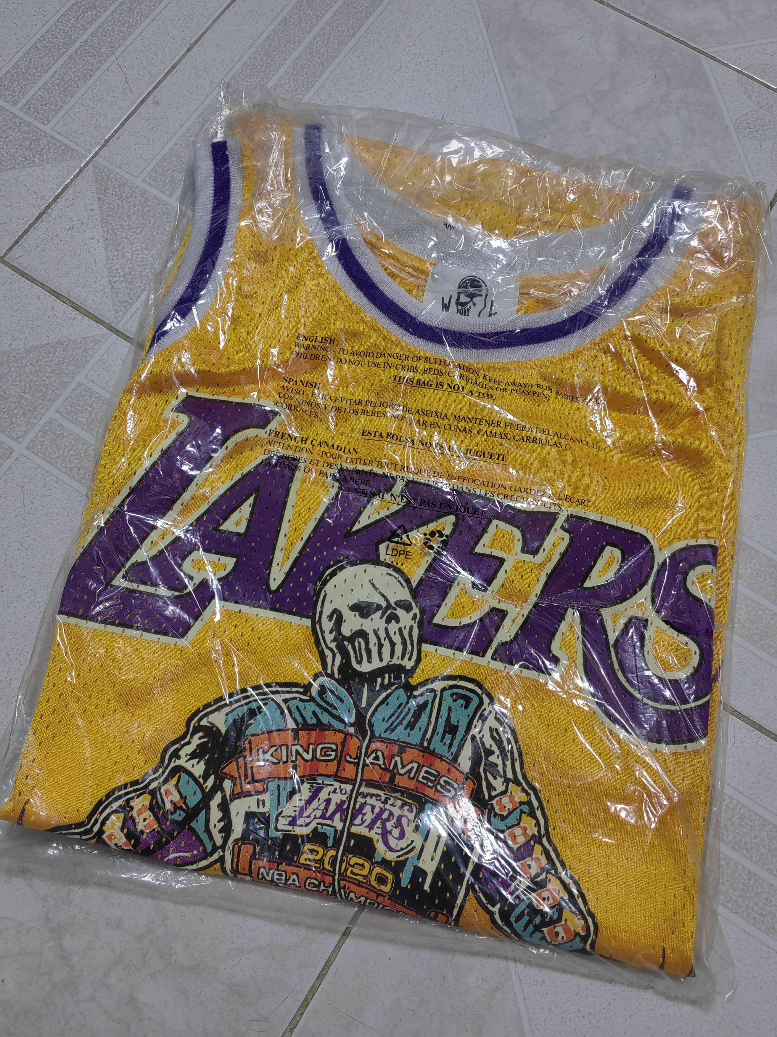 Warren Lotas Lakers Championship Lebron james Jersey NBA