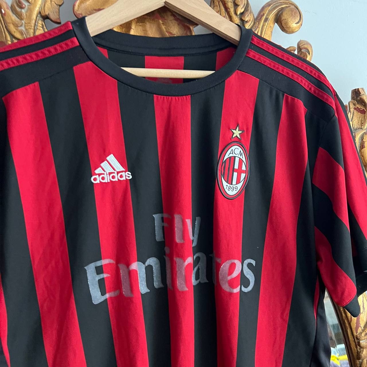Adidas Adidas AC Milan soccer jersey 2017 Sz XXL Size US XXL / EU 58 / 5 - 3 Thumbnail