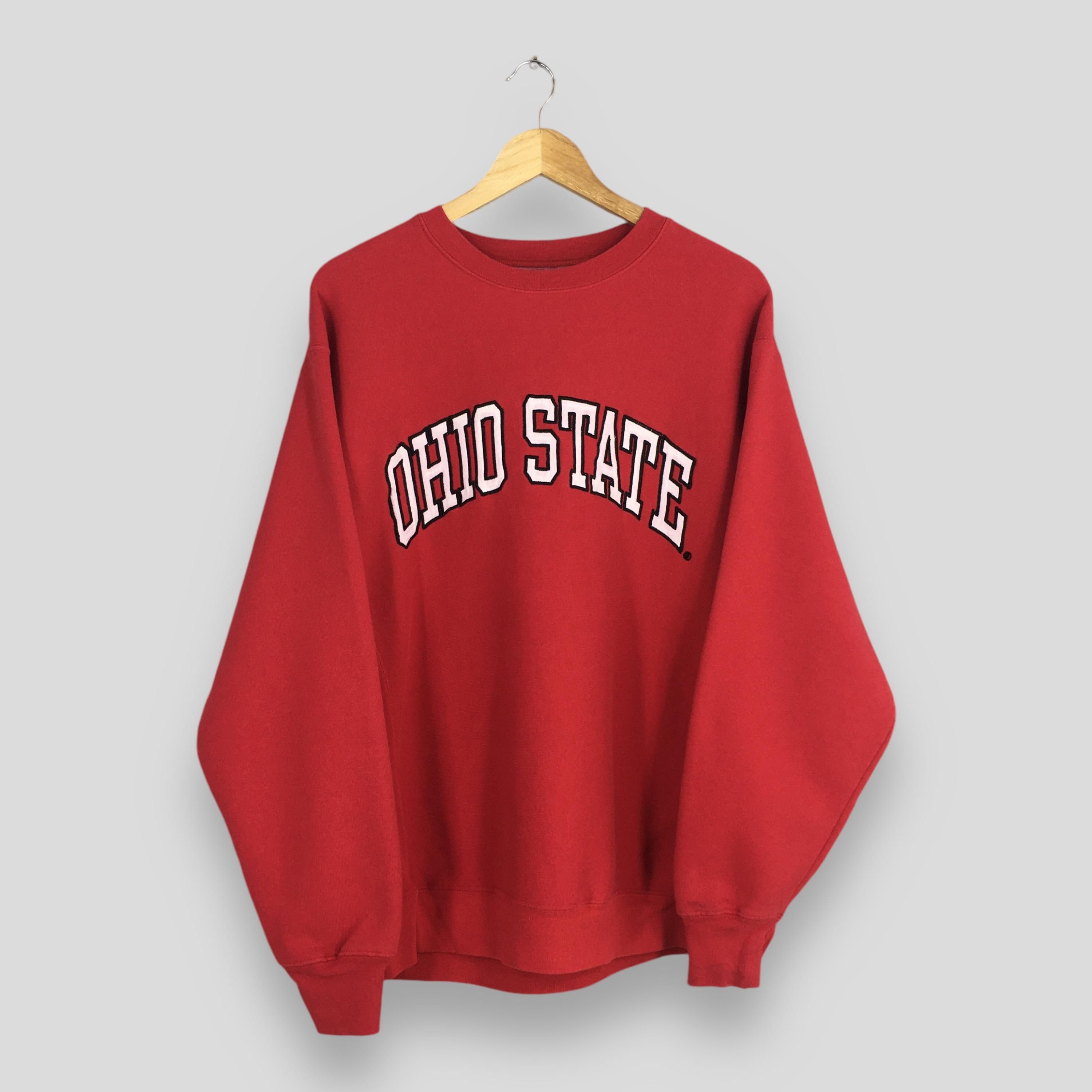 NCAA × Steve And Barrys Vintage Ohio State University Red Sweatshirt Medium Size US M / EU 48-50 / 2 - 1 Thumbnail