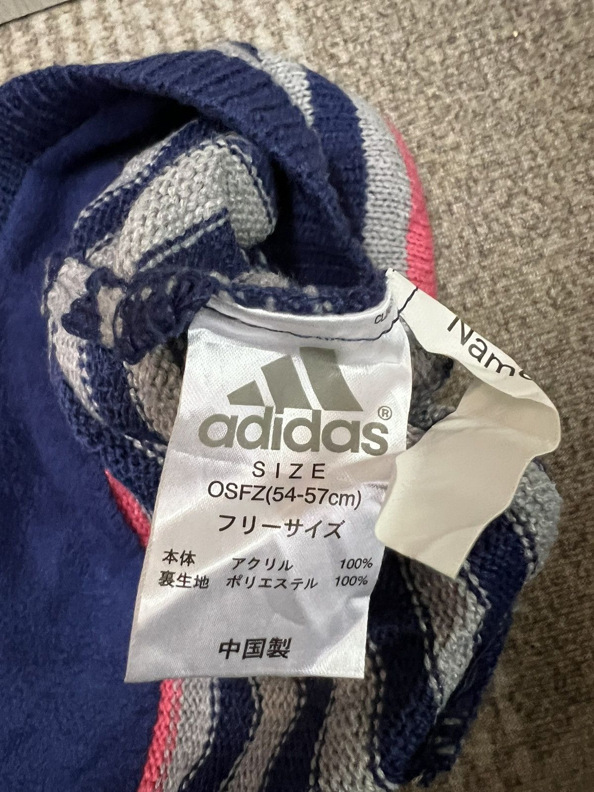 Adidas Adidas Striped Design Beanie Hats Size ONE SIZE - 6 Thumbnail