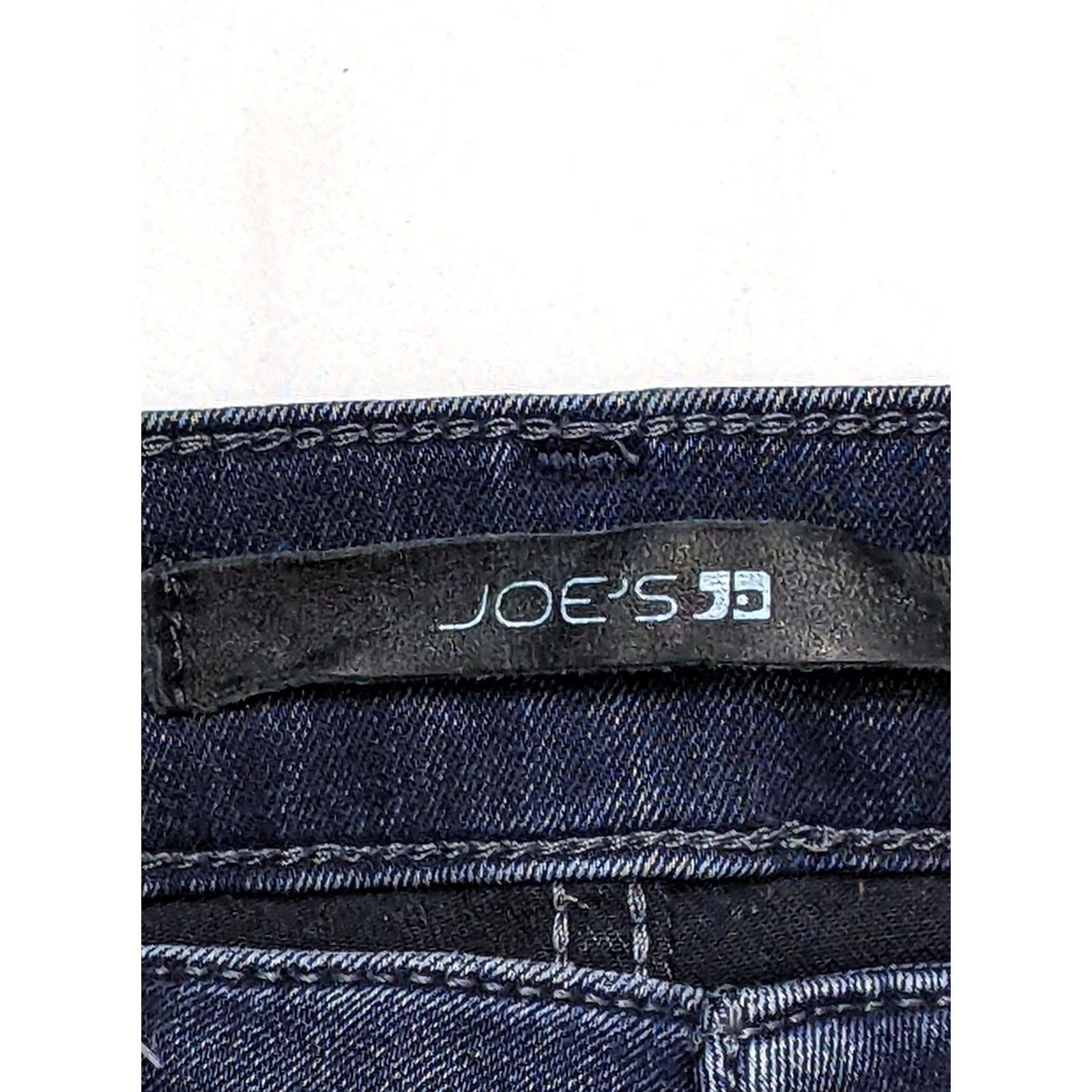 Vintage Joes Alessia Mid Rise Skinny Womens Size 27 (4) Blue Jean Destroyed Black Weft Denim Shirt? Size 29" - 4 Thumbnail