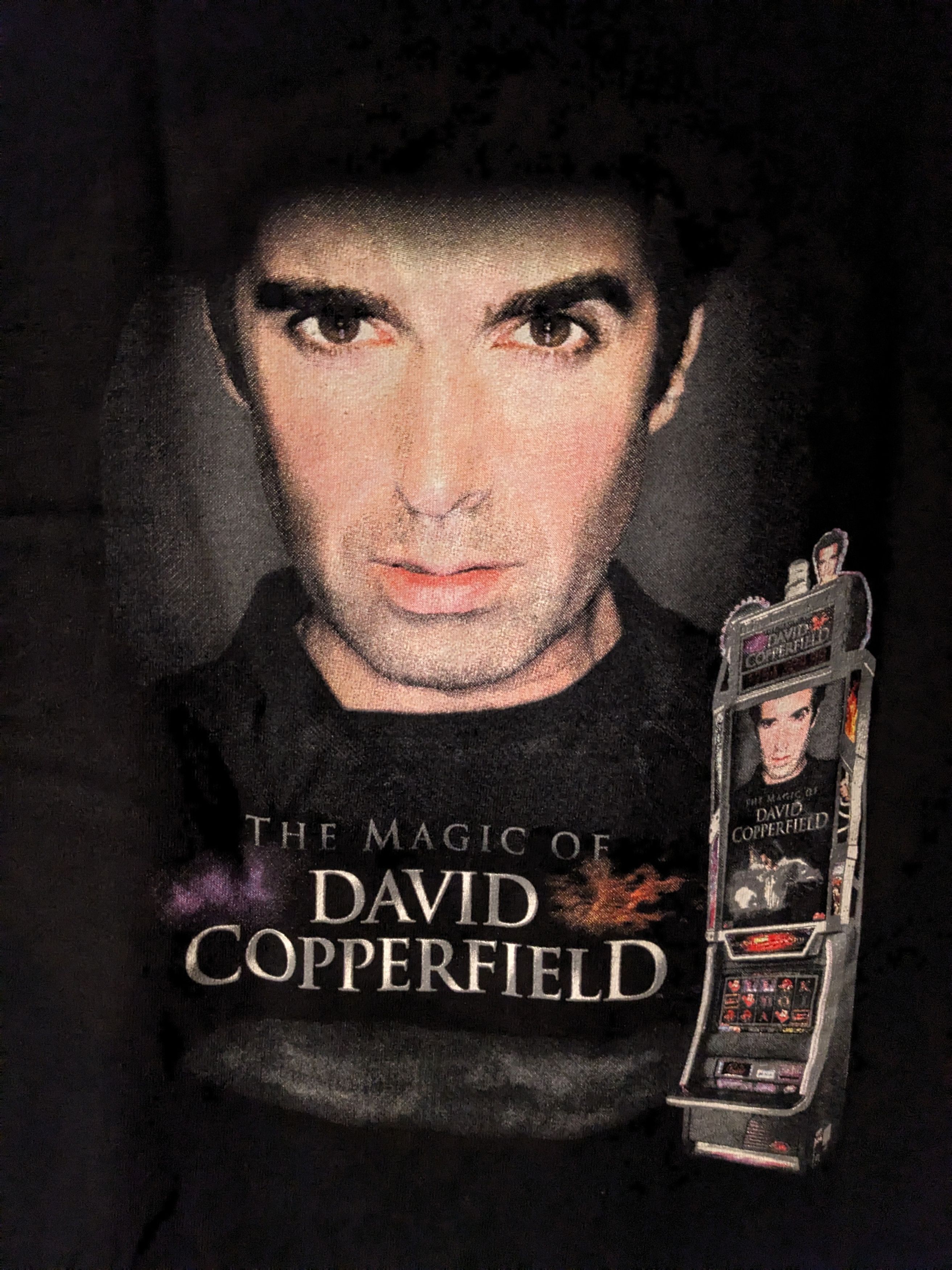 Hanes × Vintage The Magic of David Copperfield Black Large T-Shirt Size US L / EU 52-54 / 3 - 2 Thumbnail