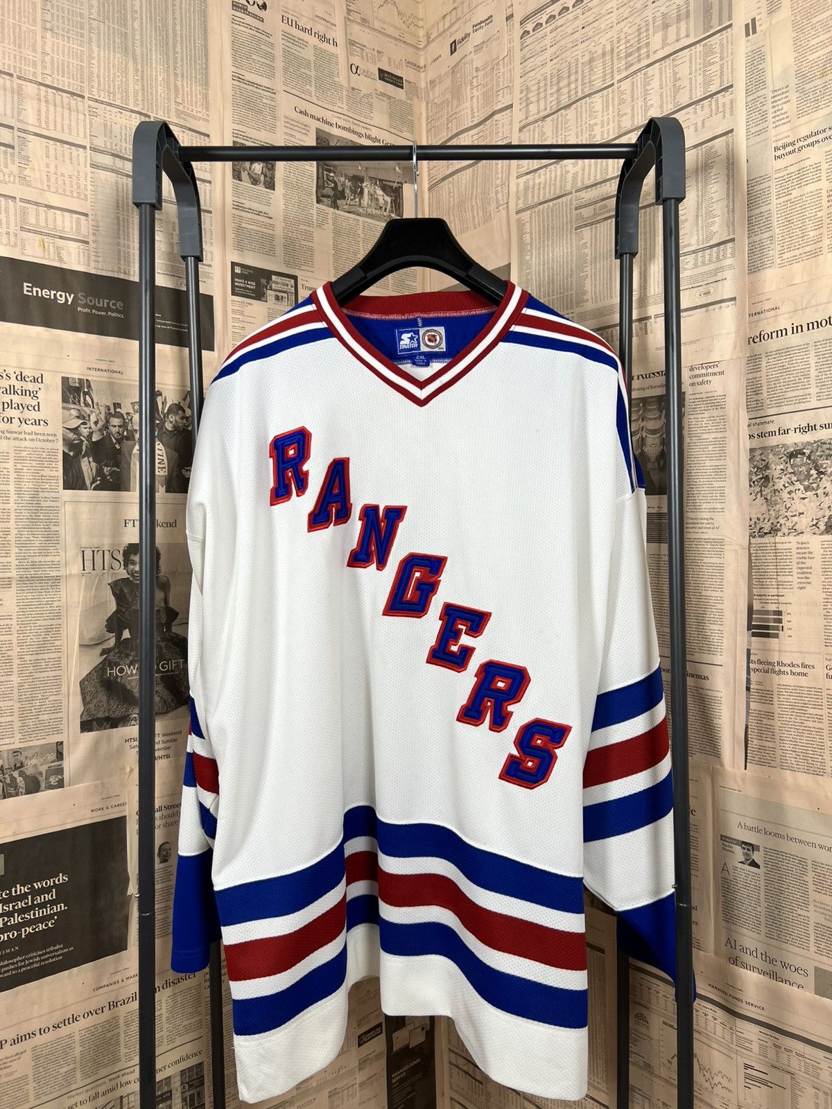 Starter Starter New York Rangers Jersey Size US XXL / EU 58 / 5 - 1 Thumbnail