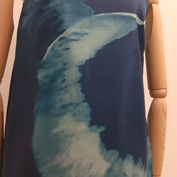 Lafayette 148 LAFAYETTE 148 Sleeveless Adela Silk Moon Blouse - Small Size S / US 4 / IT 40 - 3 Thumbnail