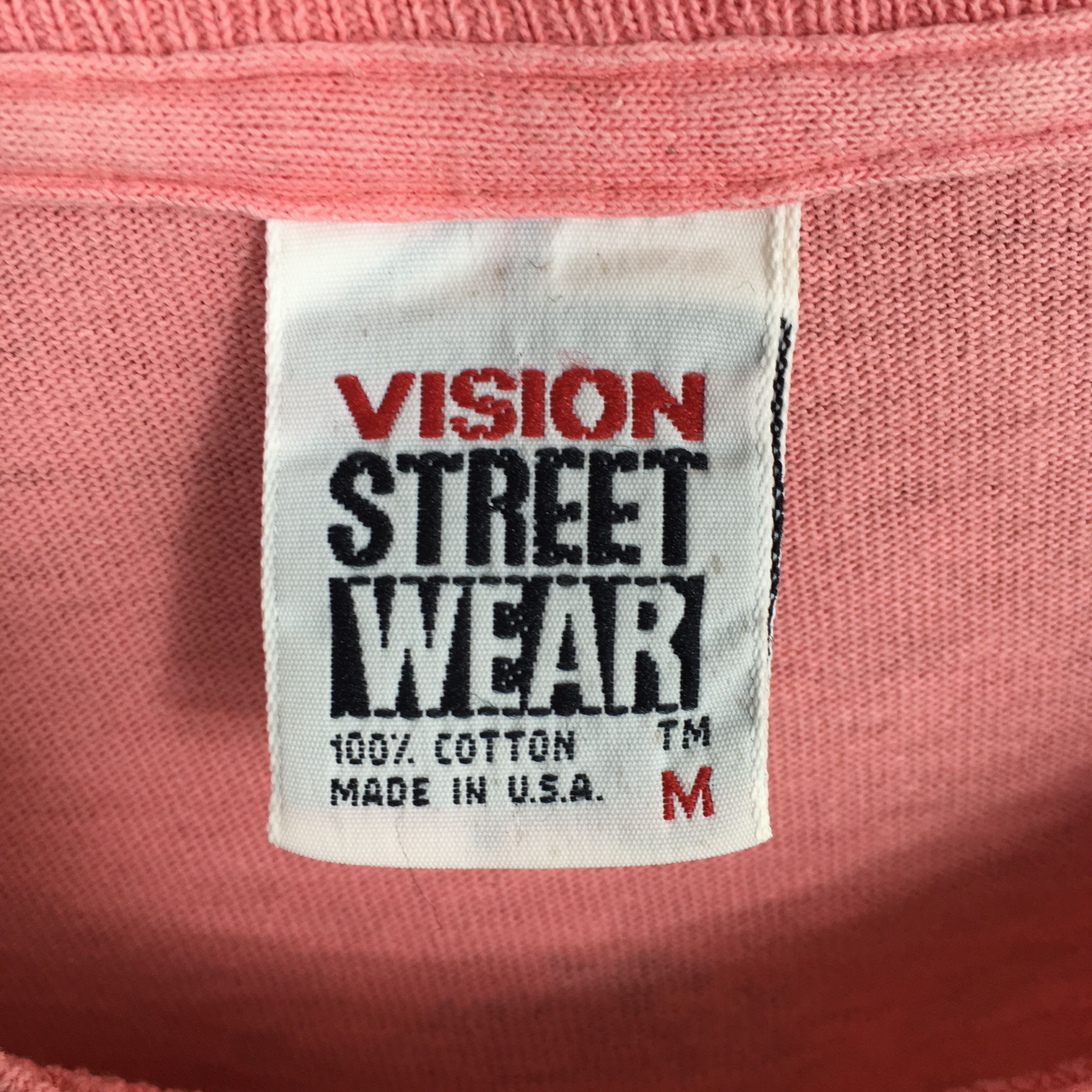 Other Vintage 90's Vision Street Wear Pink T shirt Medium Size US M / EU 48-50 / 2 - 4 Thumbnail