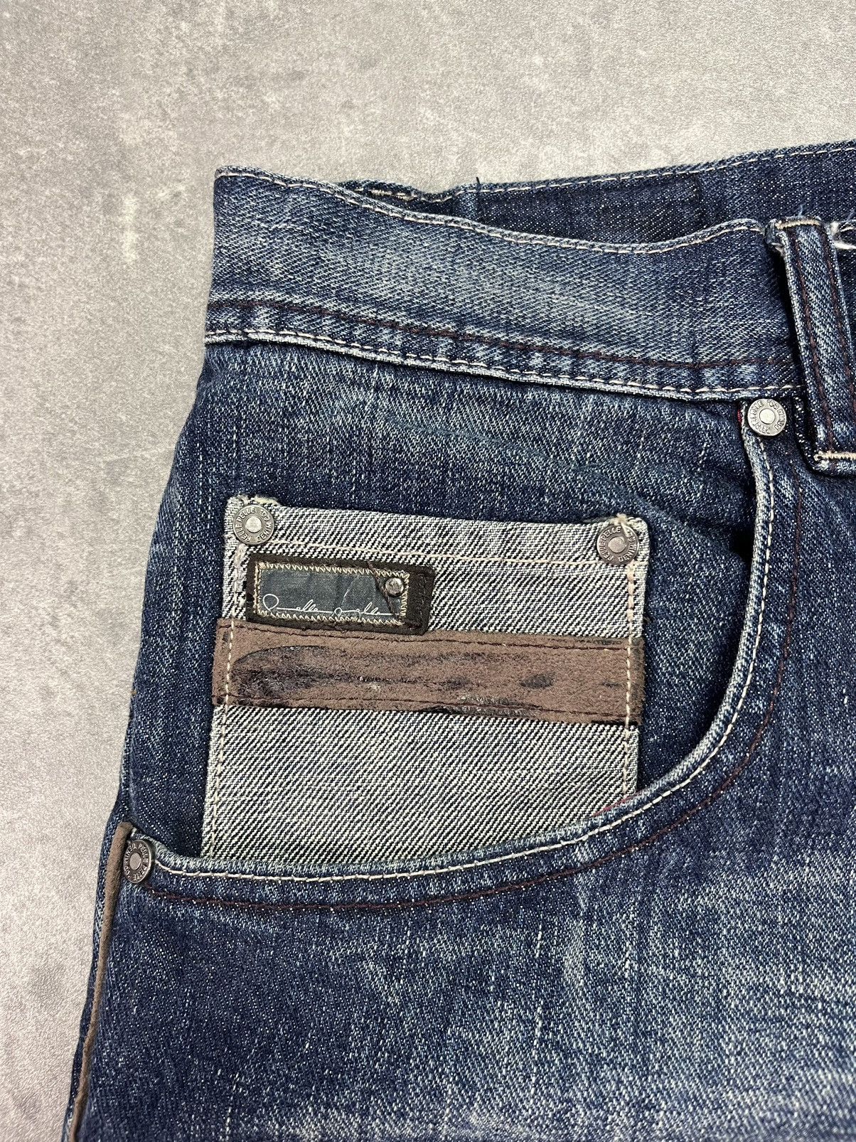 Pelle Pelle Pelle Pelle Marc Buchanan Vintage Baggy Heavy Denim Jeans 38 Size US 38 / EU 54 - 7 Thumbnail