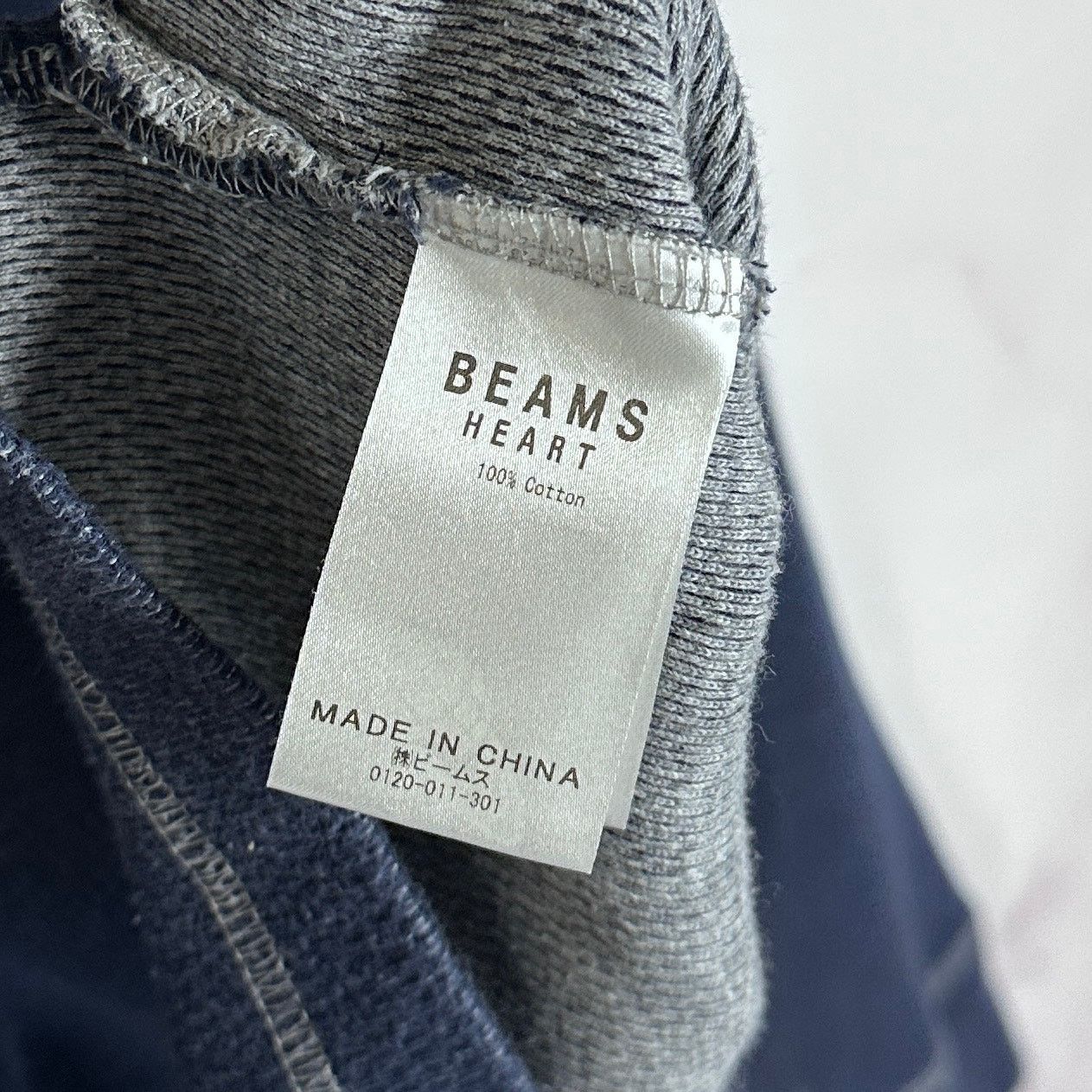 Beams Plus Navy Blue Crewneck Sweatshirt Size US M / EU 48-50 / 2 - 5 Thumbnail