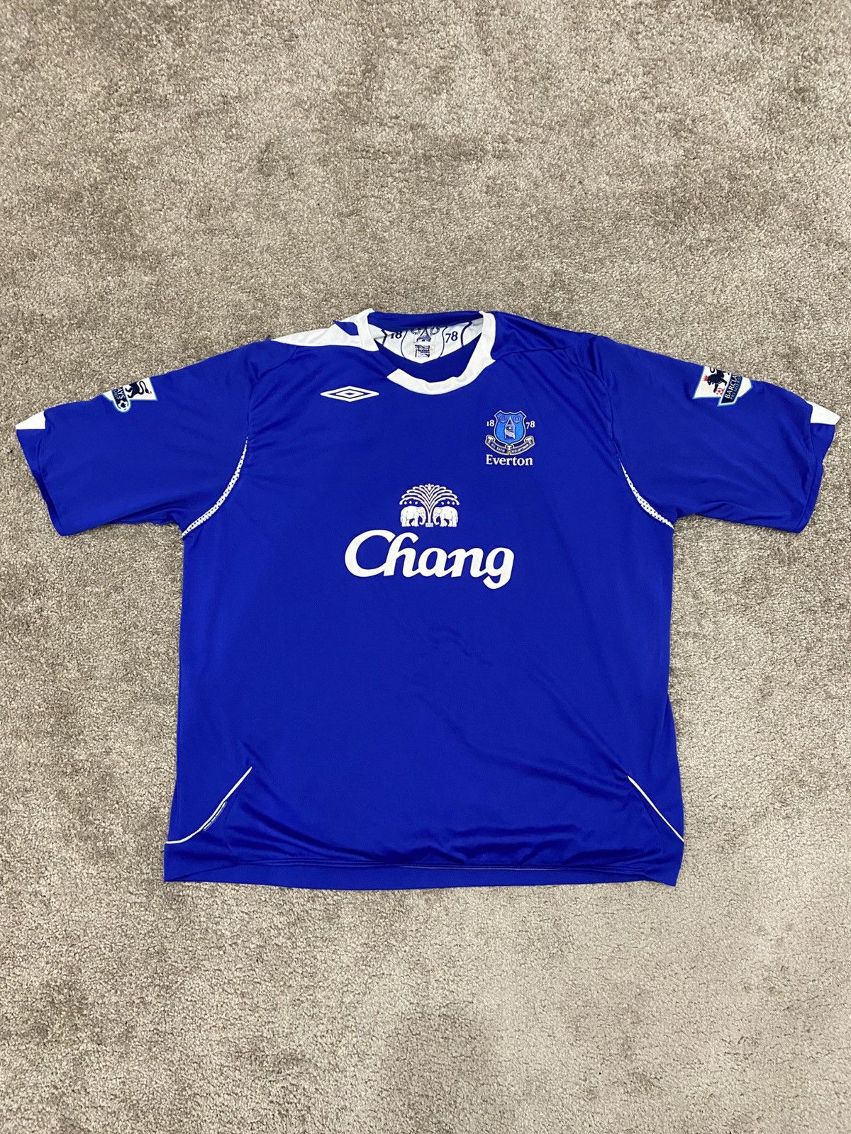 Umbro Vintage Umbro 2006 Everton FC Home Football Shirt jersey Size US XXL / EU 58 / 5 - 1 Thumbnail