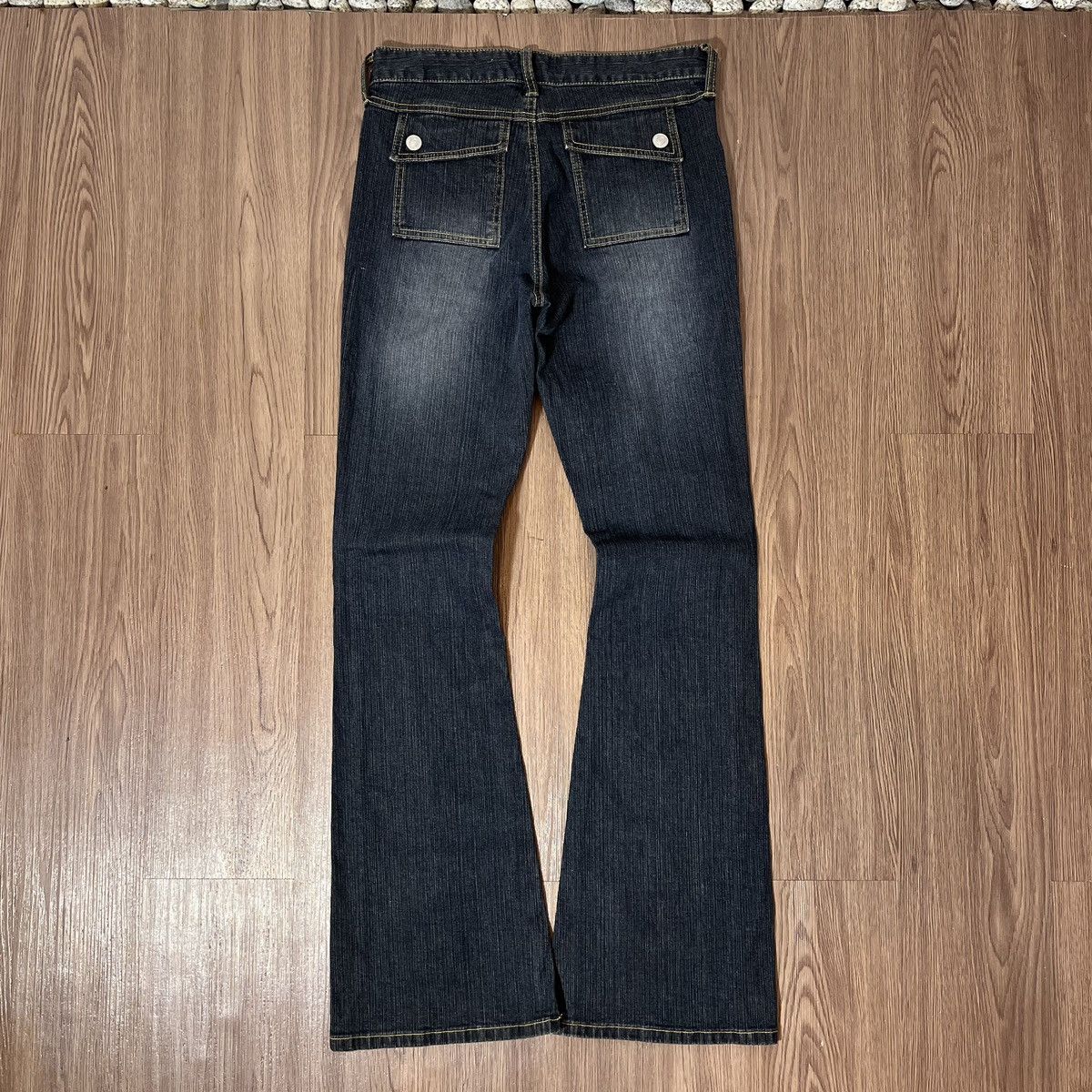 If Six Was Nine × Japanese Brand × Tornado Mart Daily Topics Japan Flared Bush Jeans Size US 29 - 2 Thumbnail