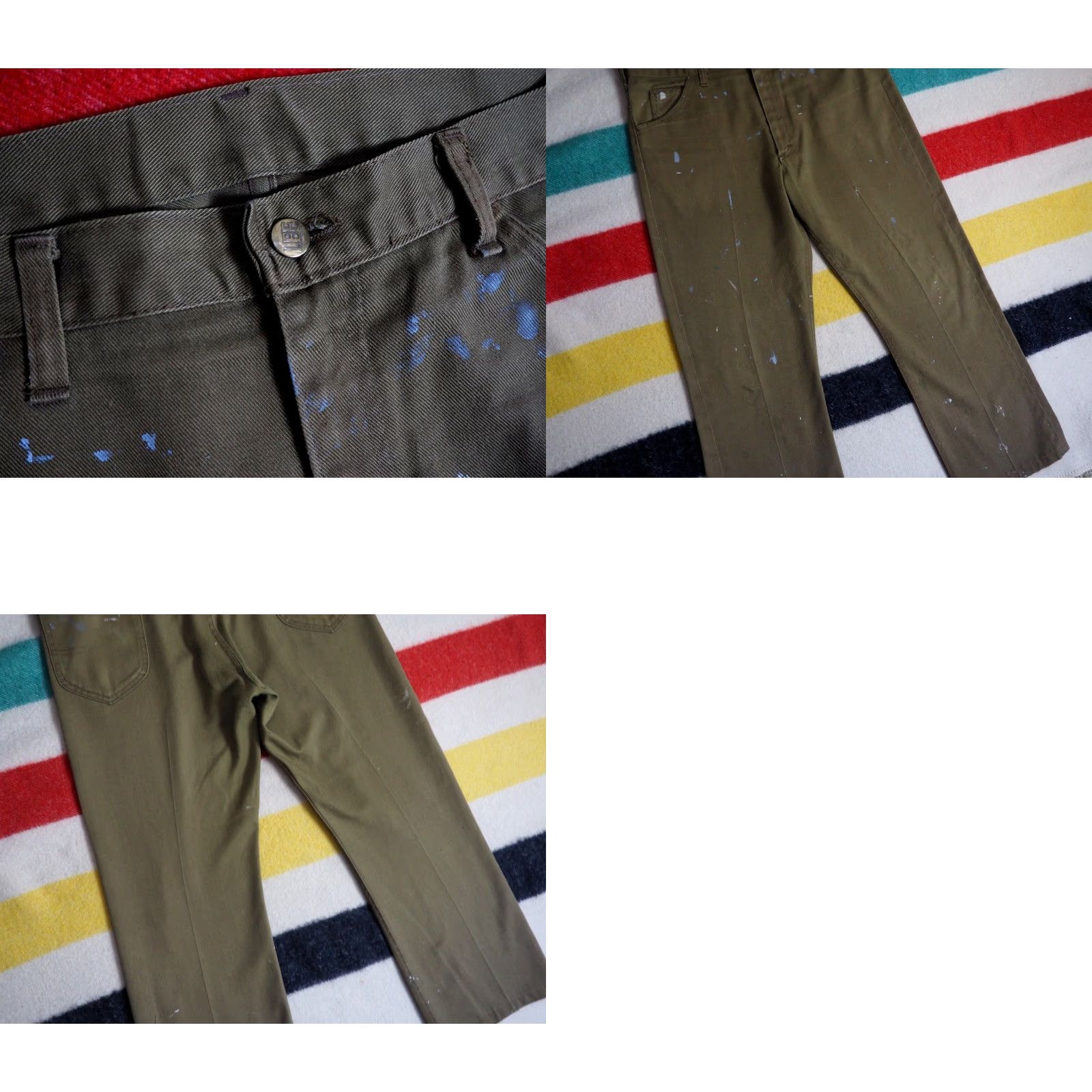 Lee **VTG 60s Lee Riders Serge Brown Twill USA Made Faded Mens Work Pants** User: VTG 60s Lee Riders Serge Brown Twill USA Made Faded Mens Work Pants Size US 36 / EU 52 - 8 Thumbnail