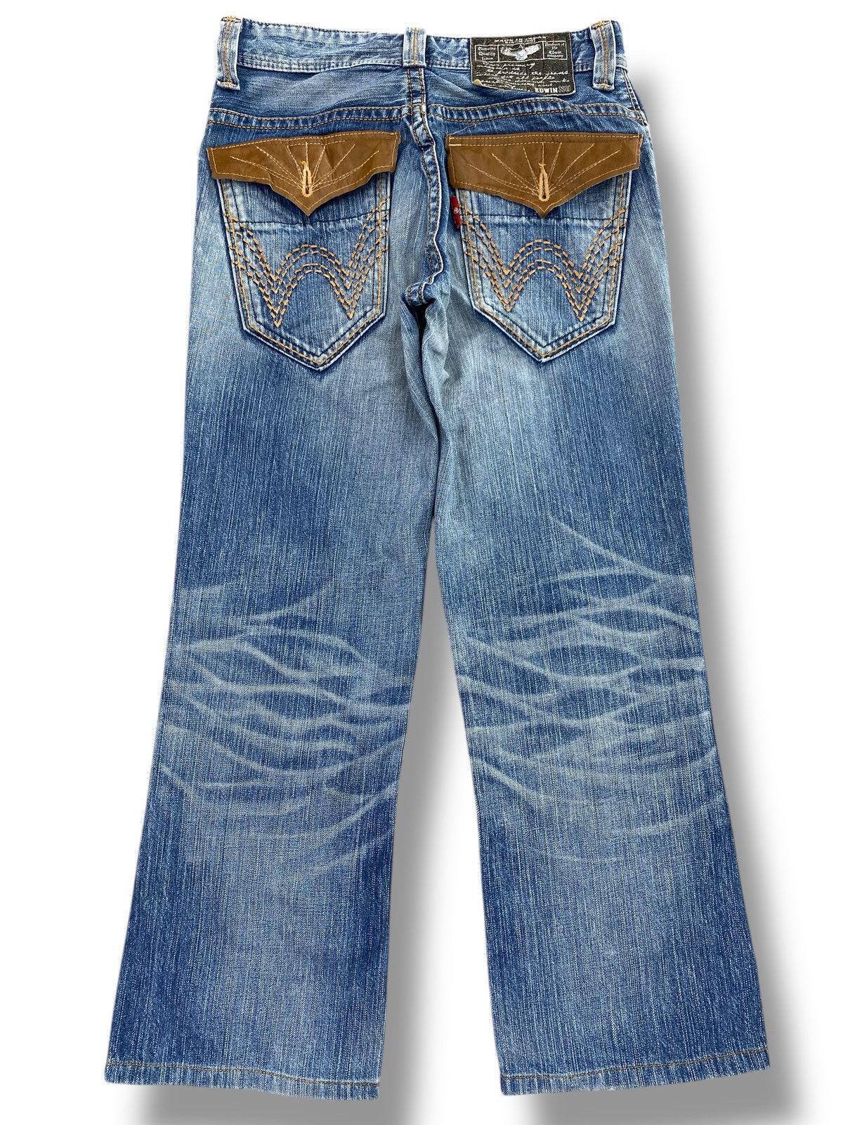 Edwin Edwin XVs Navajo Hippies Style Mudmax Washed Denim Size US 30 / EU 46 - 3 Thumbnail