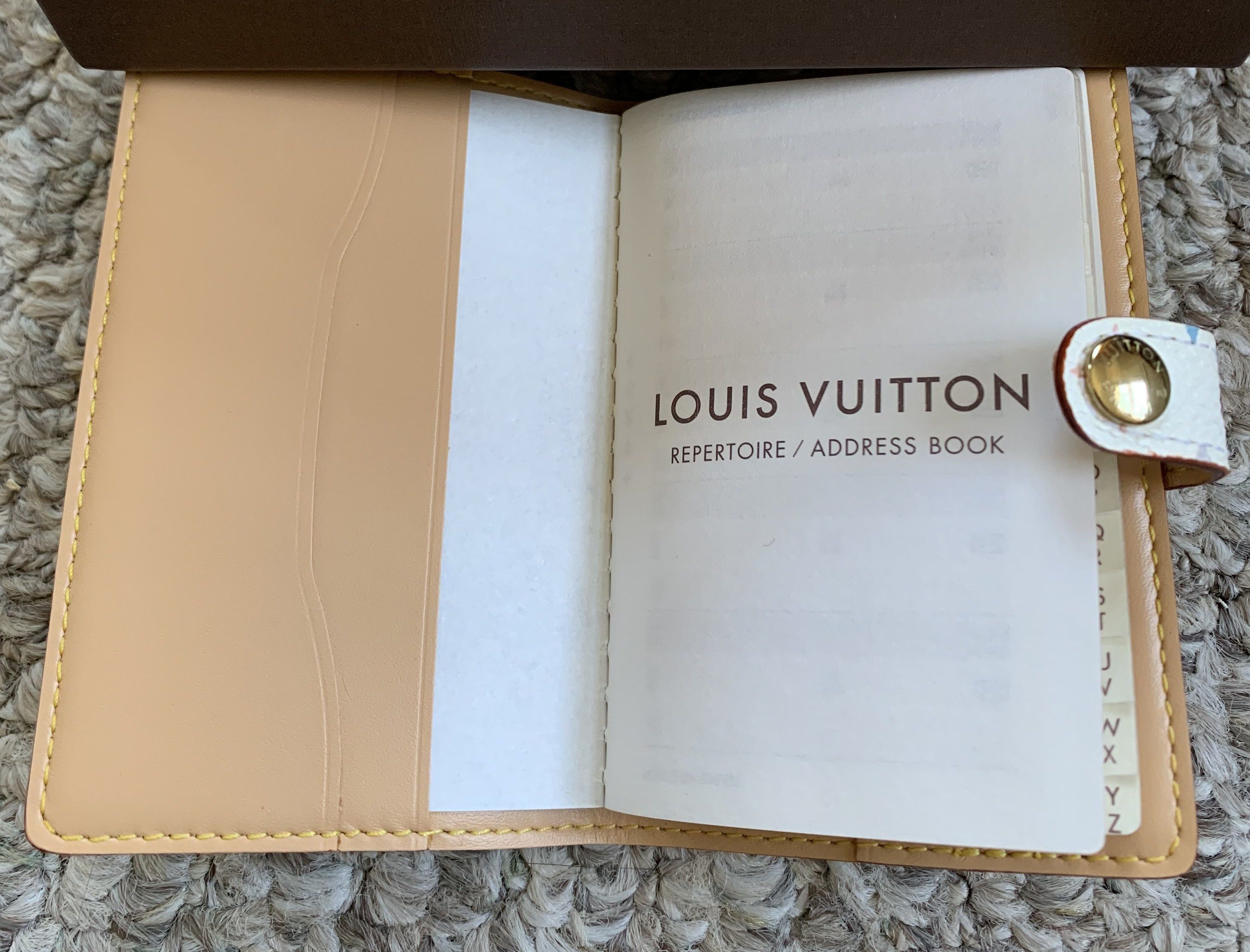 NEW S/S 2003 Louis Vuitton x Murakami Monogram Address Book