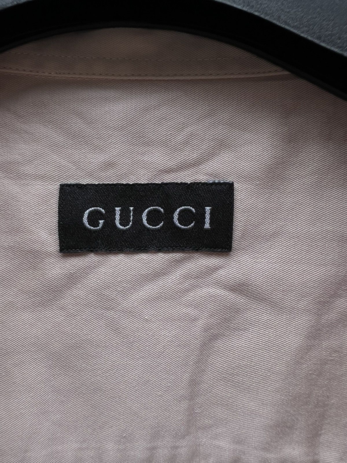 Gucci × Vintage Vintage Gucci Shirts Silver Button up Size US L / EU 52-54 / 3 - 14 Thumbnail