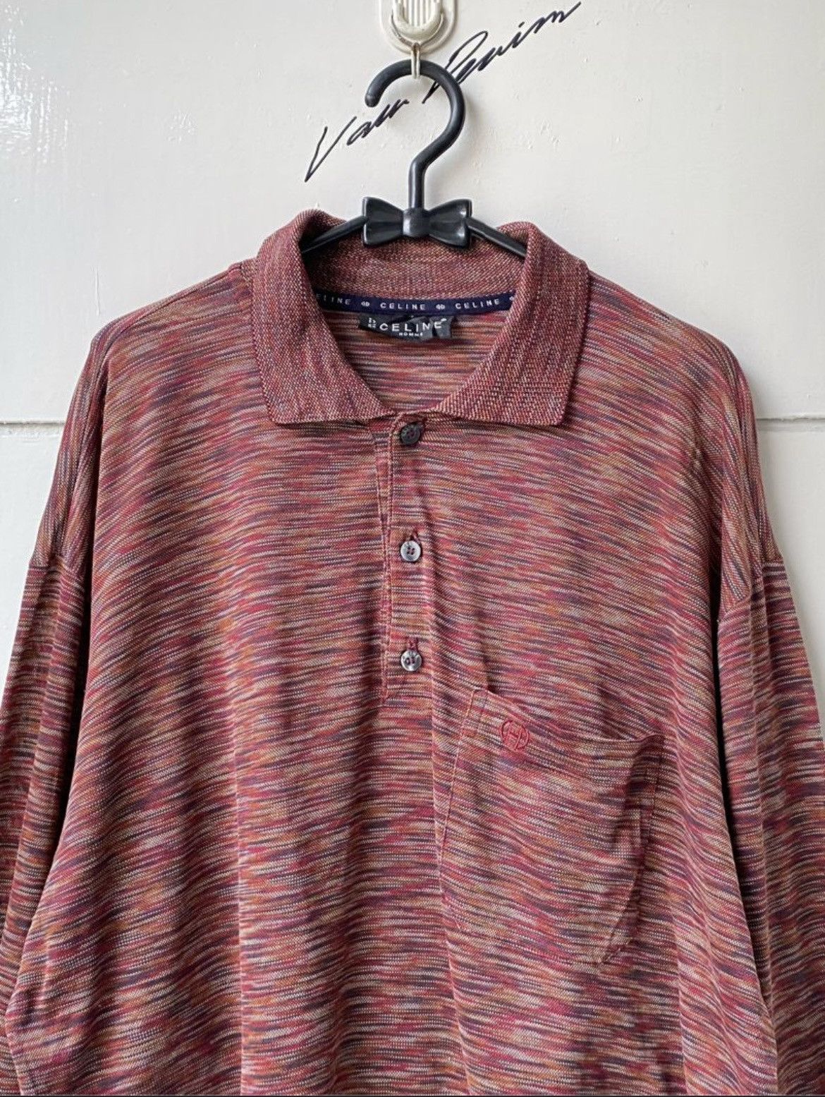 Celine CELINE HOMME Long Sleeve T-shirt Size US L / EU 52-54 / 3 - 8 Thumbnail