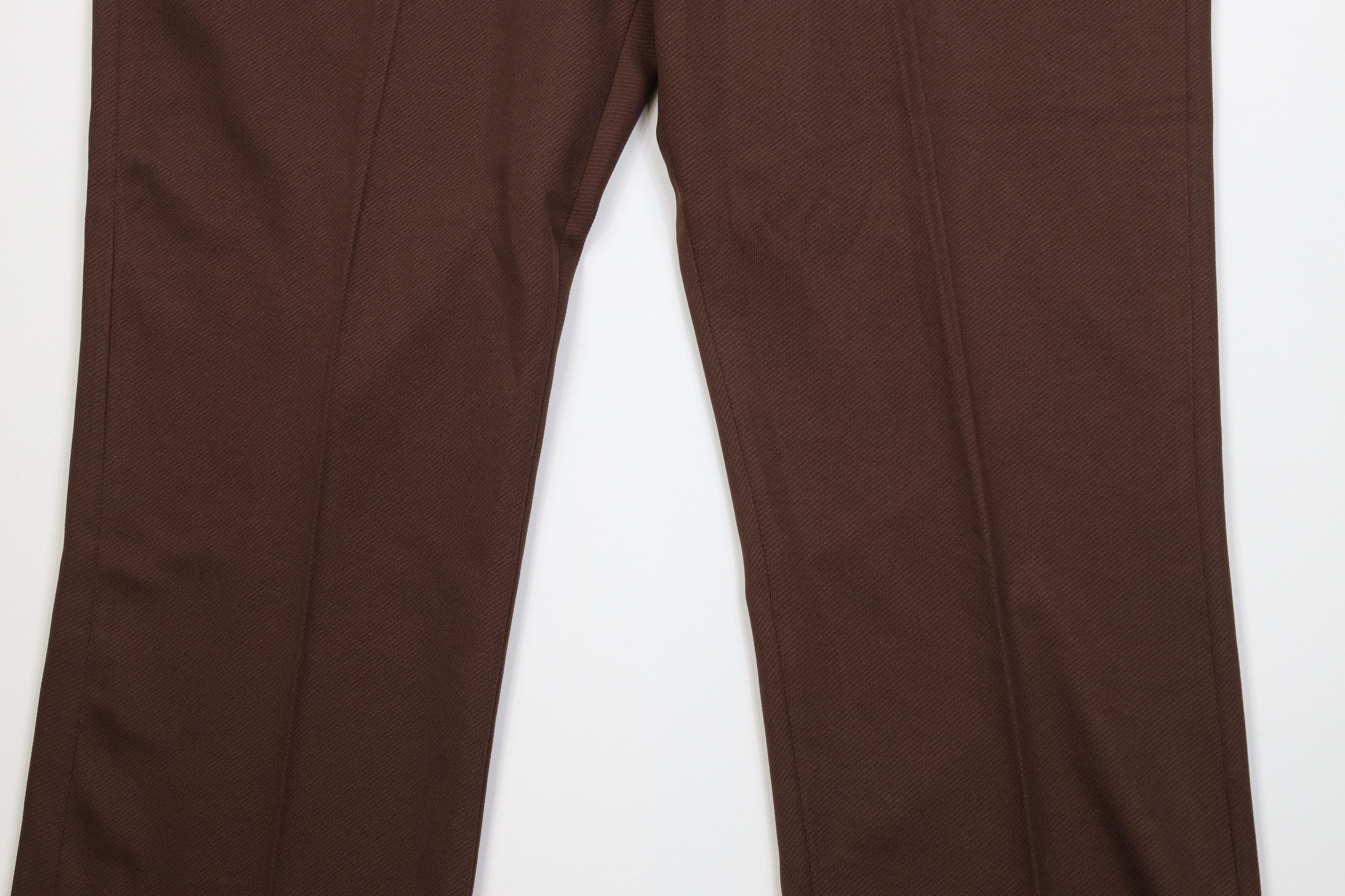 Vintage NOS Vintage 90s Streetwear Wide Leg Chino Pants Brown USA Size US 43 - 3 Thumbnail