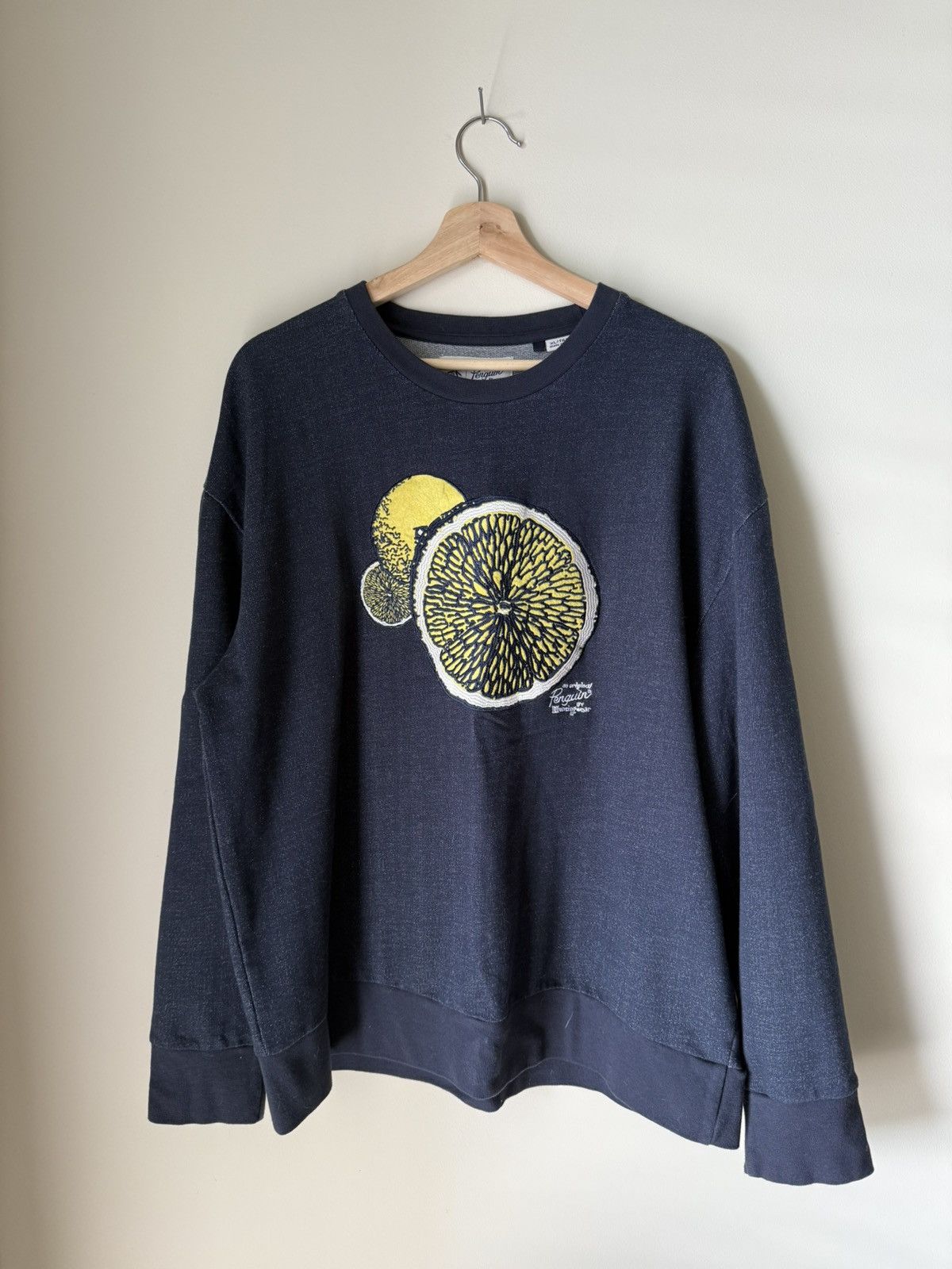 Original Penguin Original Penguin - Size XL - Blue Embroidered Lemon Sweater Size US XL / EU 56 / 4 - 1 Thumbnail
