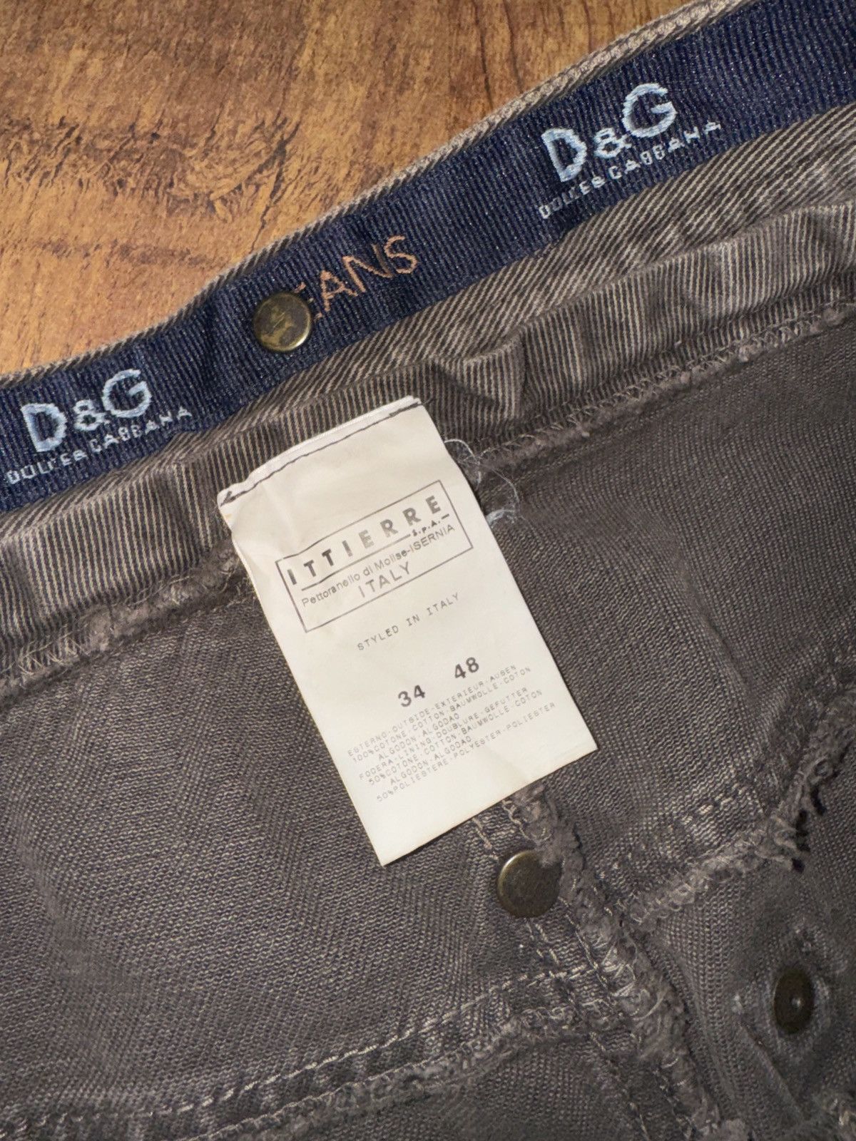 Dolce & Gabbana Dolce & Gabbana Detachable Upper Denim Size US 32 / EU 48 - 9 Thumbnail