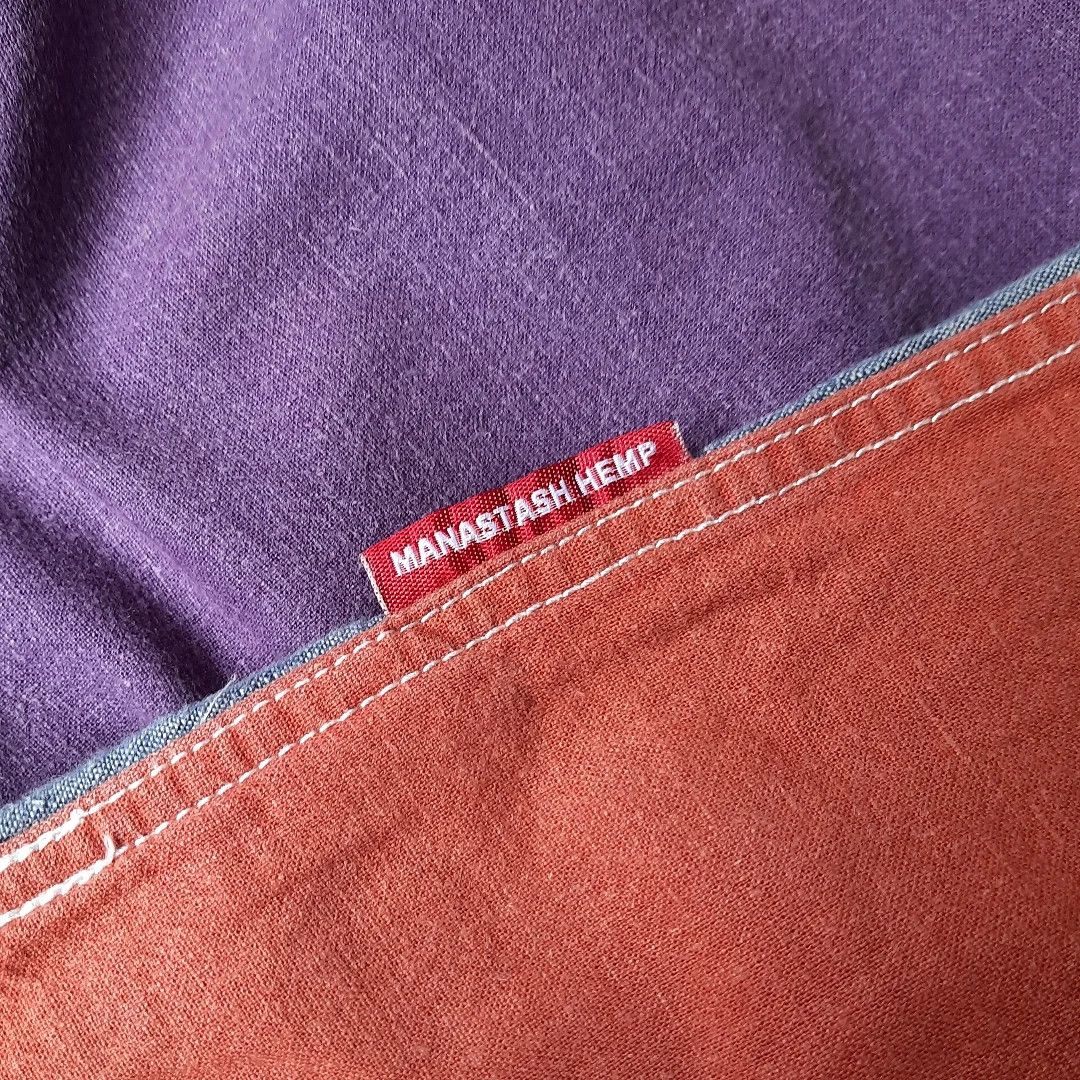 Engineered Garments × Manastash × Orslow Manastash Hemp Patchwork Multicolor Block 3/4 Hiking Pants Size US 30 / EU 46 - 8 Thumbnail