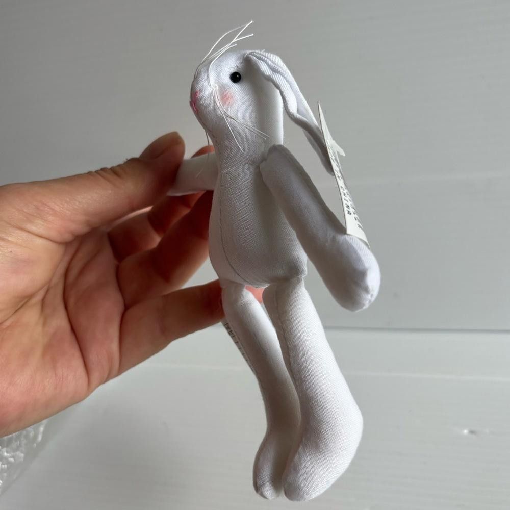 Designer Darice 5" Cloth Muslin Bunny Easter Craft Doll Size ONE SIZE - 4 Thumbnail