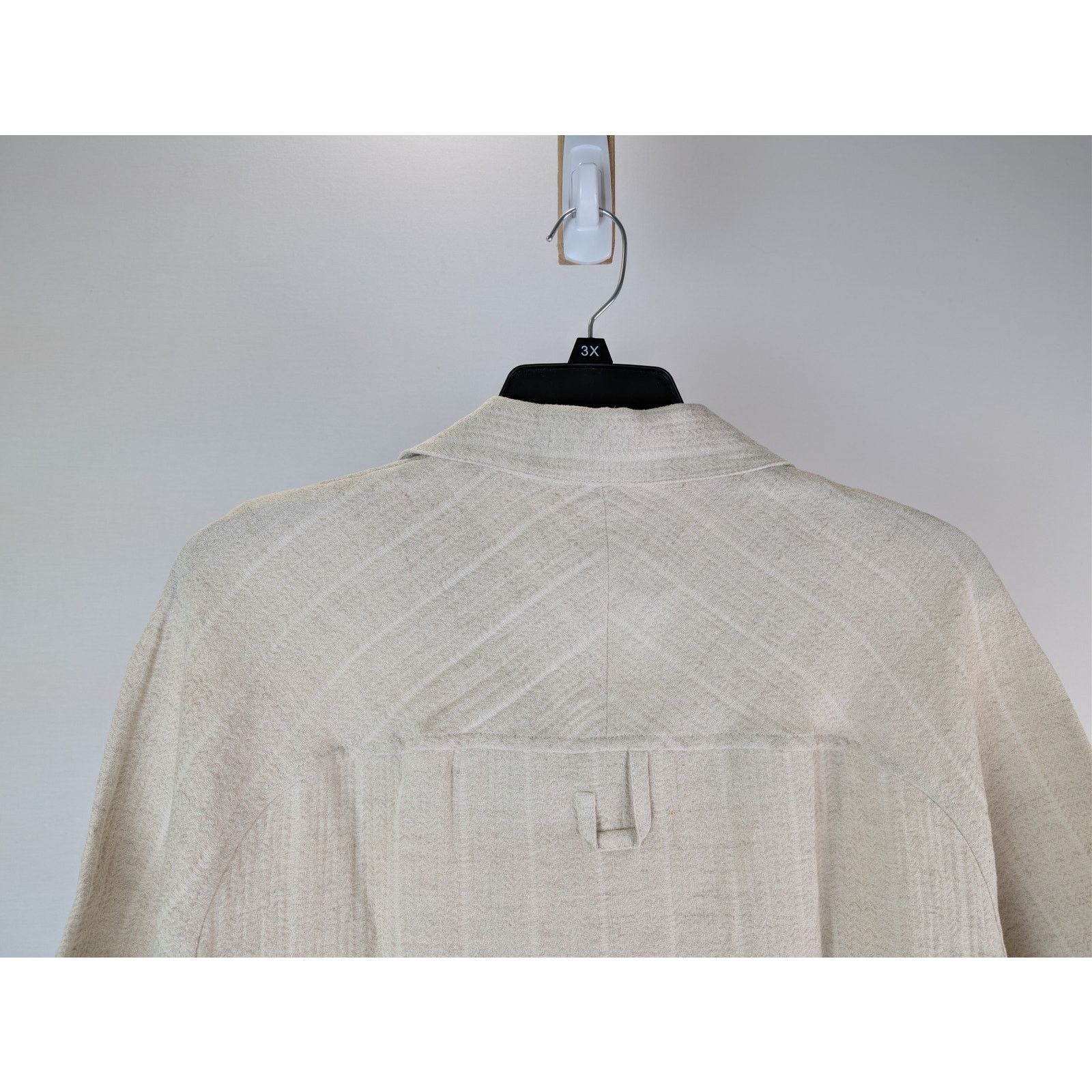 Jacquemus o1rshd1 La Chemise Fonccio camp-collar Button up shirt Beige Size US M / EU 48-50 / 2 - 11 Thumbnail