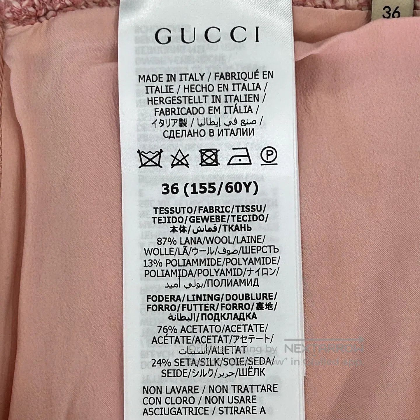 Gucci Guicci Small floral print half-skirt Size 35" - 4 Thumbnail