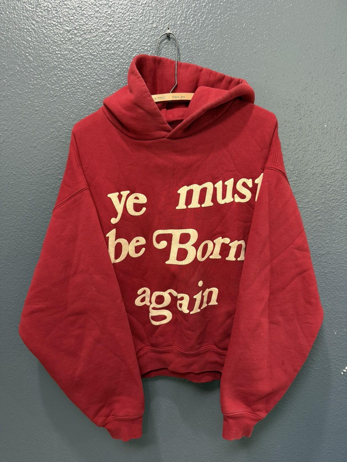 Cactus Plant Flea Market CPFM Ye Must Be Reborn Red Hoodie Small Size US S / EU 44-46 / 1 - 3 Thumbnail