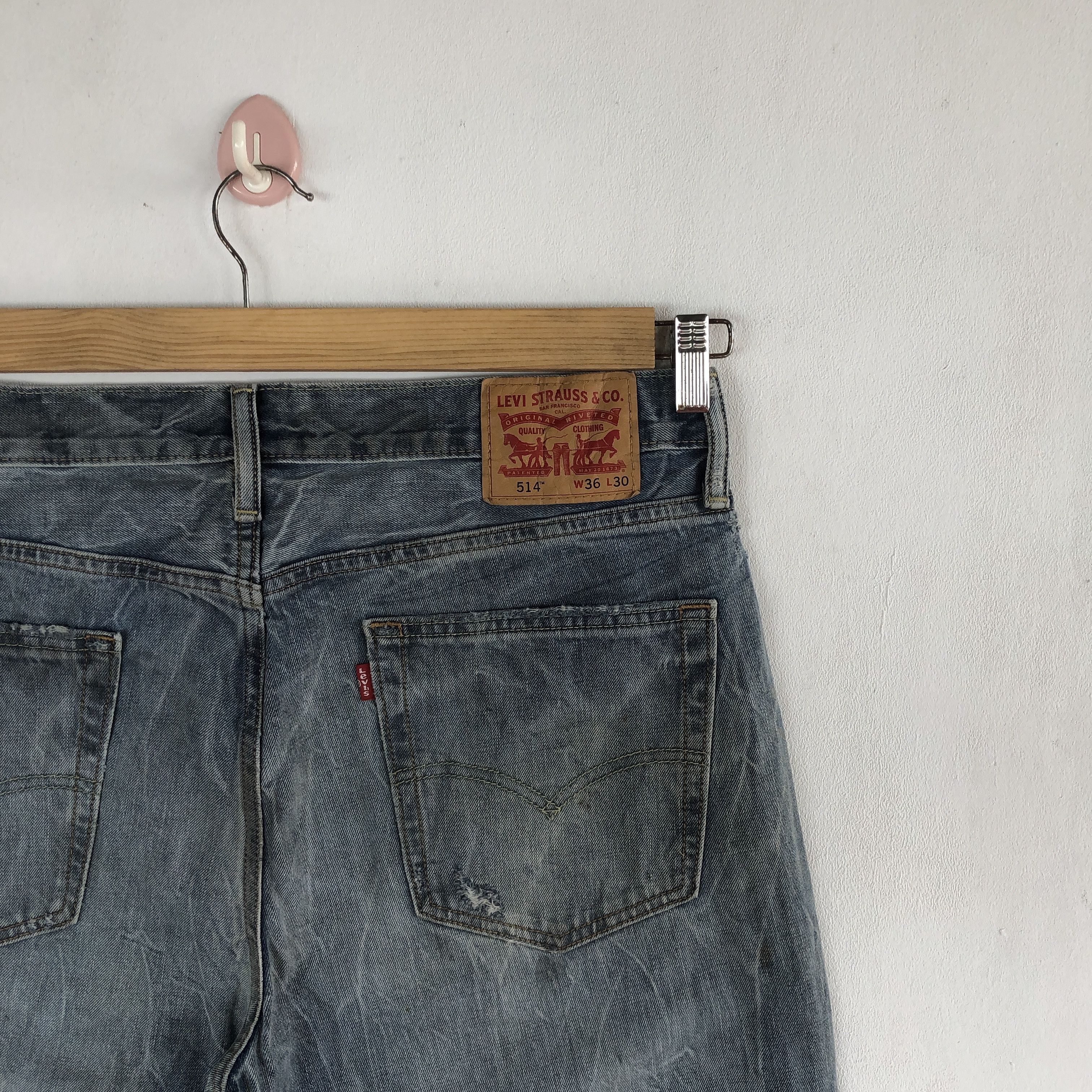 Levi's Vintage Levis Dirty Distressed Jeans Levi's 512 Baggy Denim Size US 36 / EU 52 - 5 Thumbnail