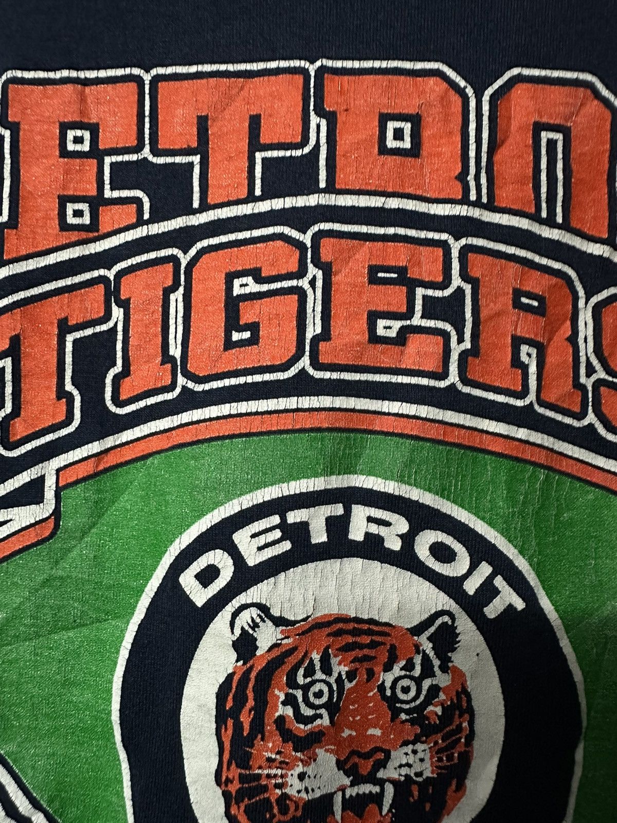 MLB × Vintage Vintage 80s MLB Detroit Tigers Single Stitch Tee Size US M / EU 48-50 / 2 - 4 Thumbnail