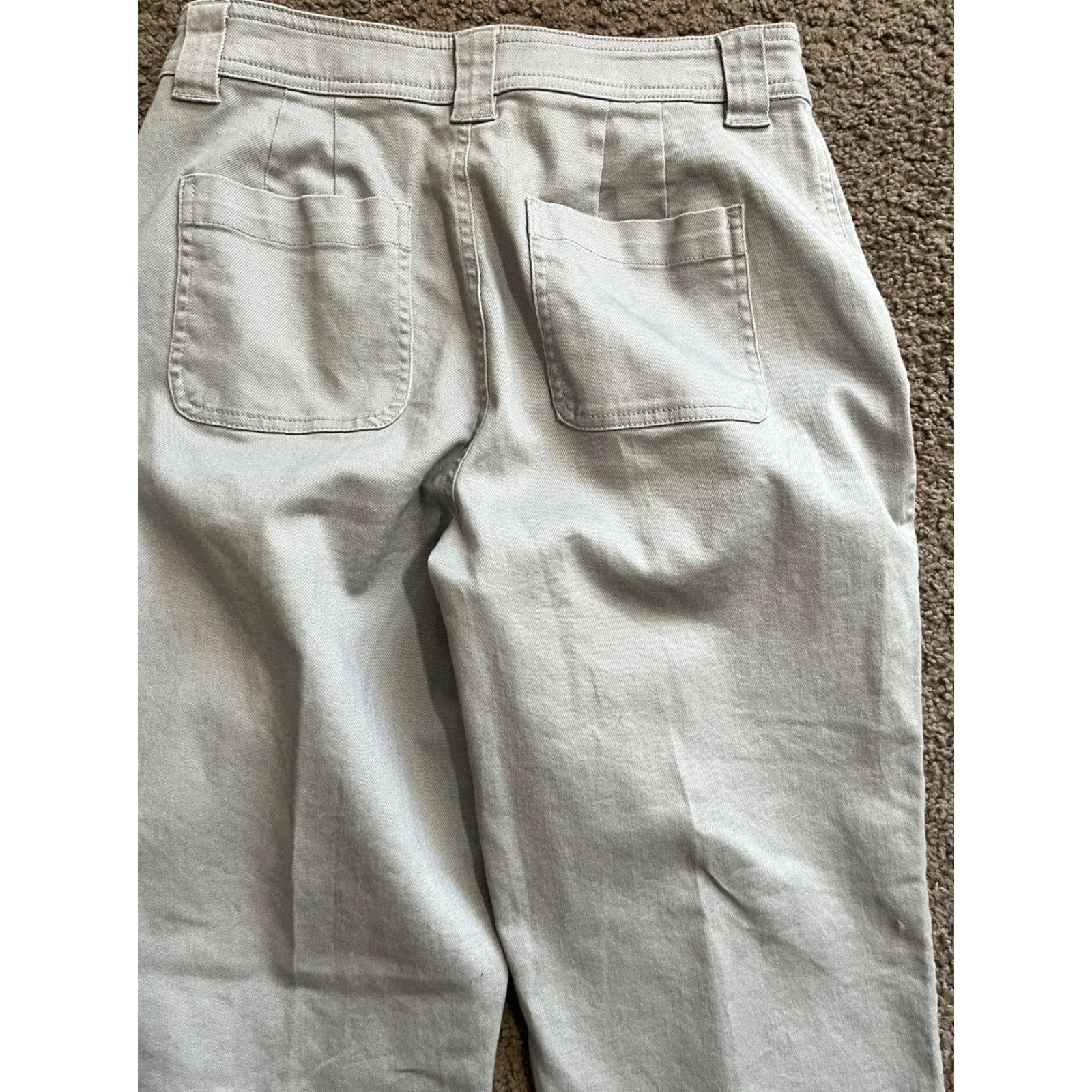 Vintage A New Day Jeans Women Wide-Leg 6 Light Blue Cotton Blend High Rise Stretch Pockets Denim Size 28" / US 6 / IT 42 - 4 Thumbnail