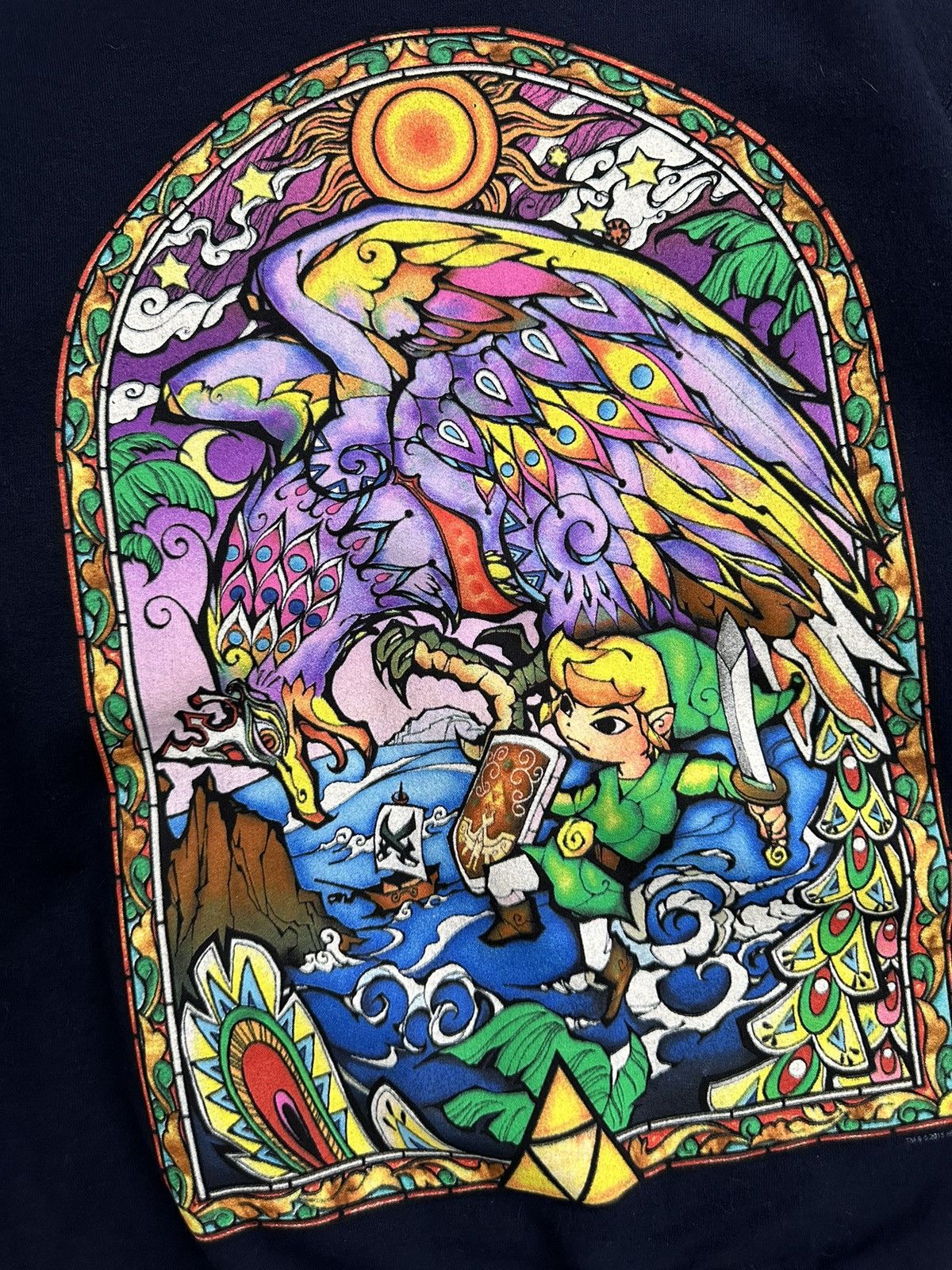 Jerzees RARE Vintage Nintendo Legend of Zelda Wind Waker Sweatshirt Size US M / EU 48-50 / 2 - 3 Thumbnail