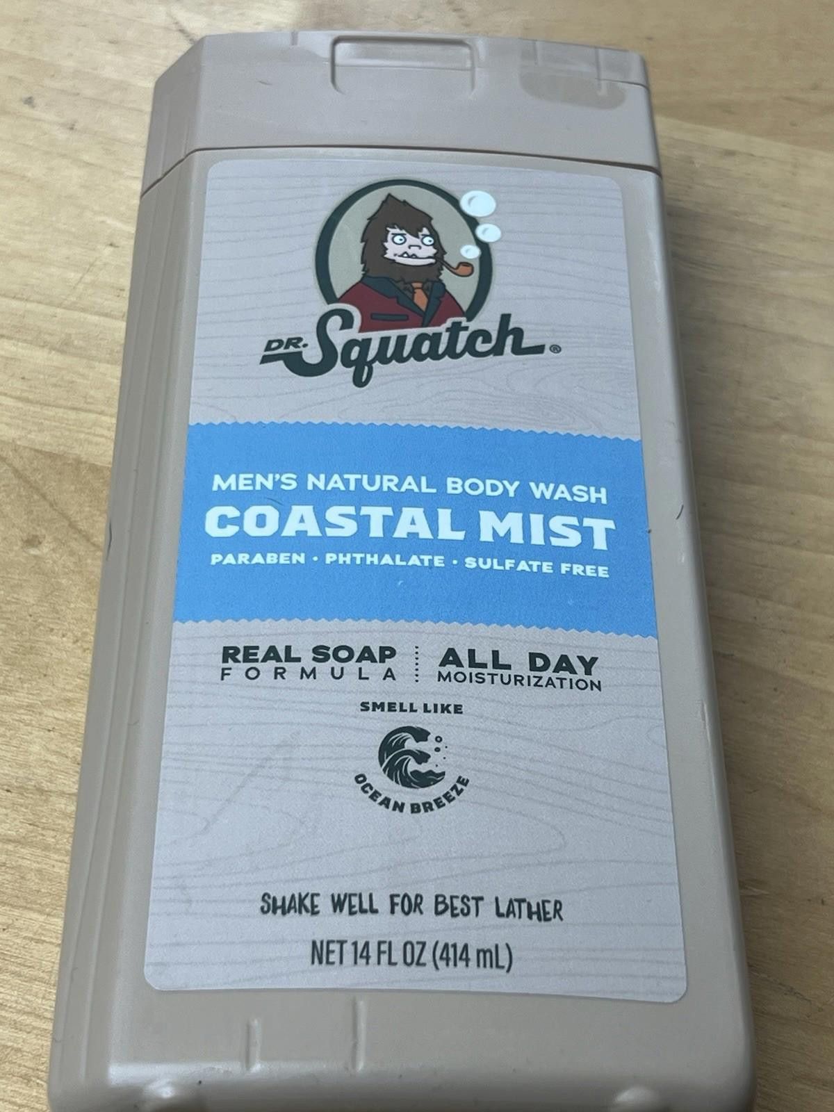 Other Dr. Squatch Men’s Natural Body Wash coastal mist 14 Fl Oz Size ONE SIZE - 5 Thumbnail
