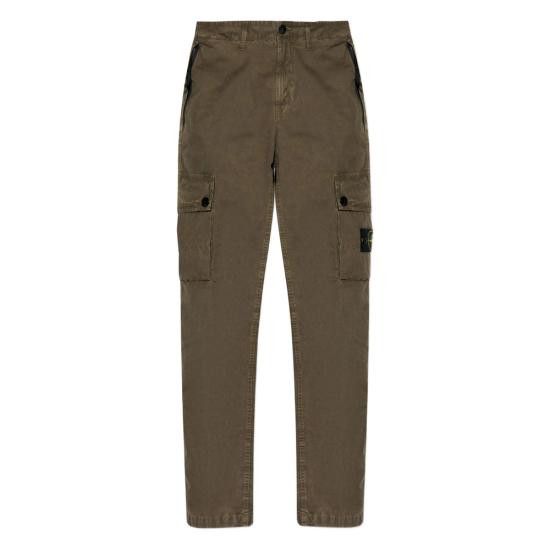 Stone Island STONE ISLAND Men Straight Pants 153100303 S00WA V0154 GREEN Size US 32 / EU 48 - 1 Thumbnail