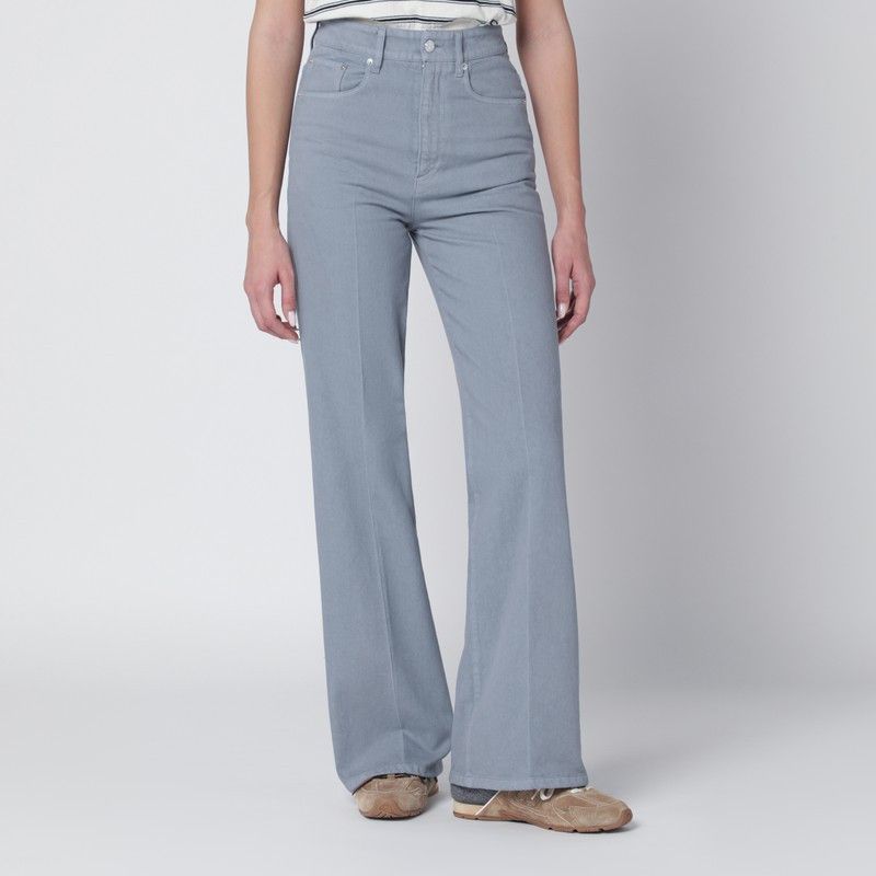 A.P.C. A.P.C. Blue-Grey Cotton Trousers Size 28" / US 6 / IT 42 - 1 Thumbnail