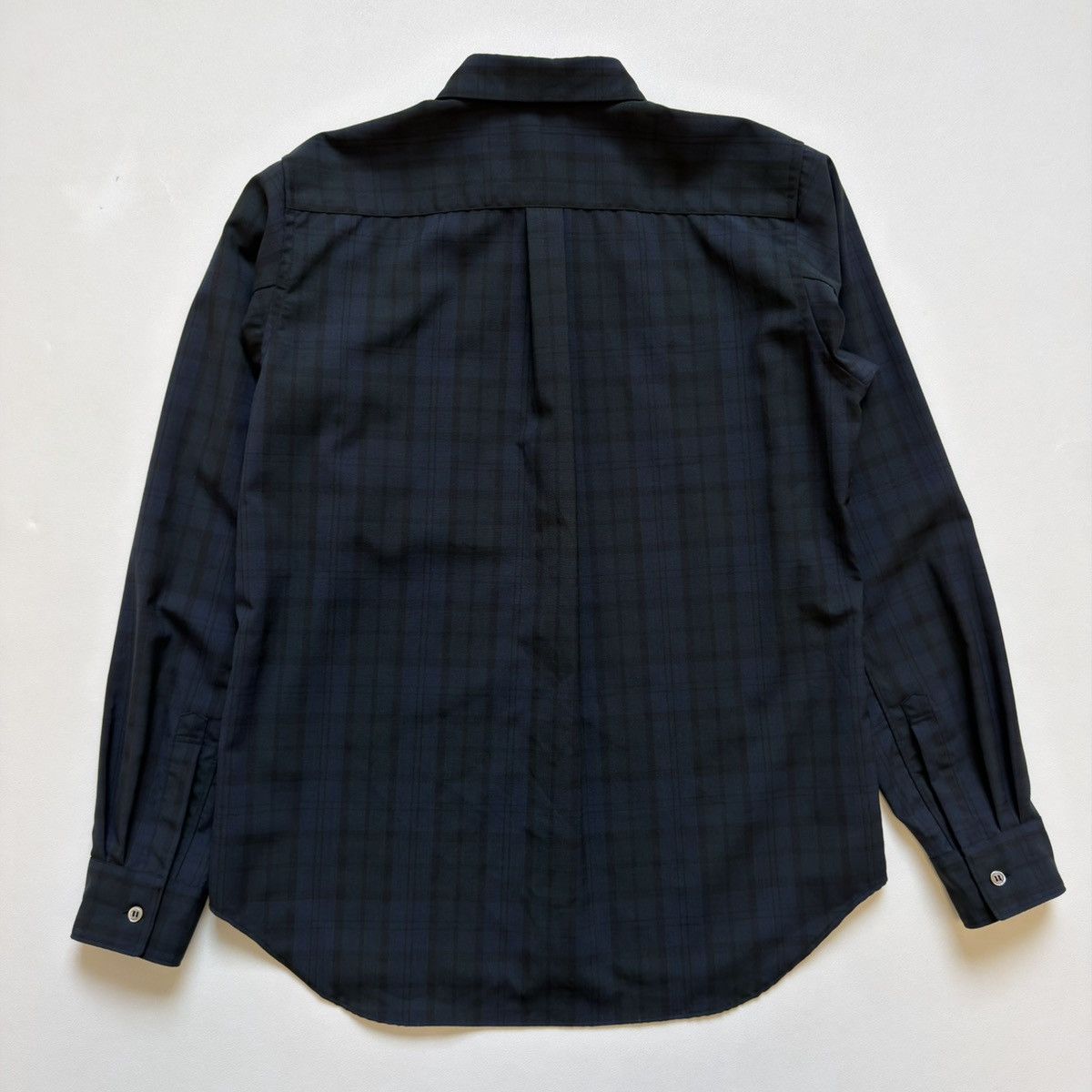 Comme des Garcons A/W 22 Over Dyed Tartan Check Shirt Size US M / EU 48-50 / 2 - 12 Thumbnail
