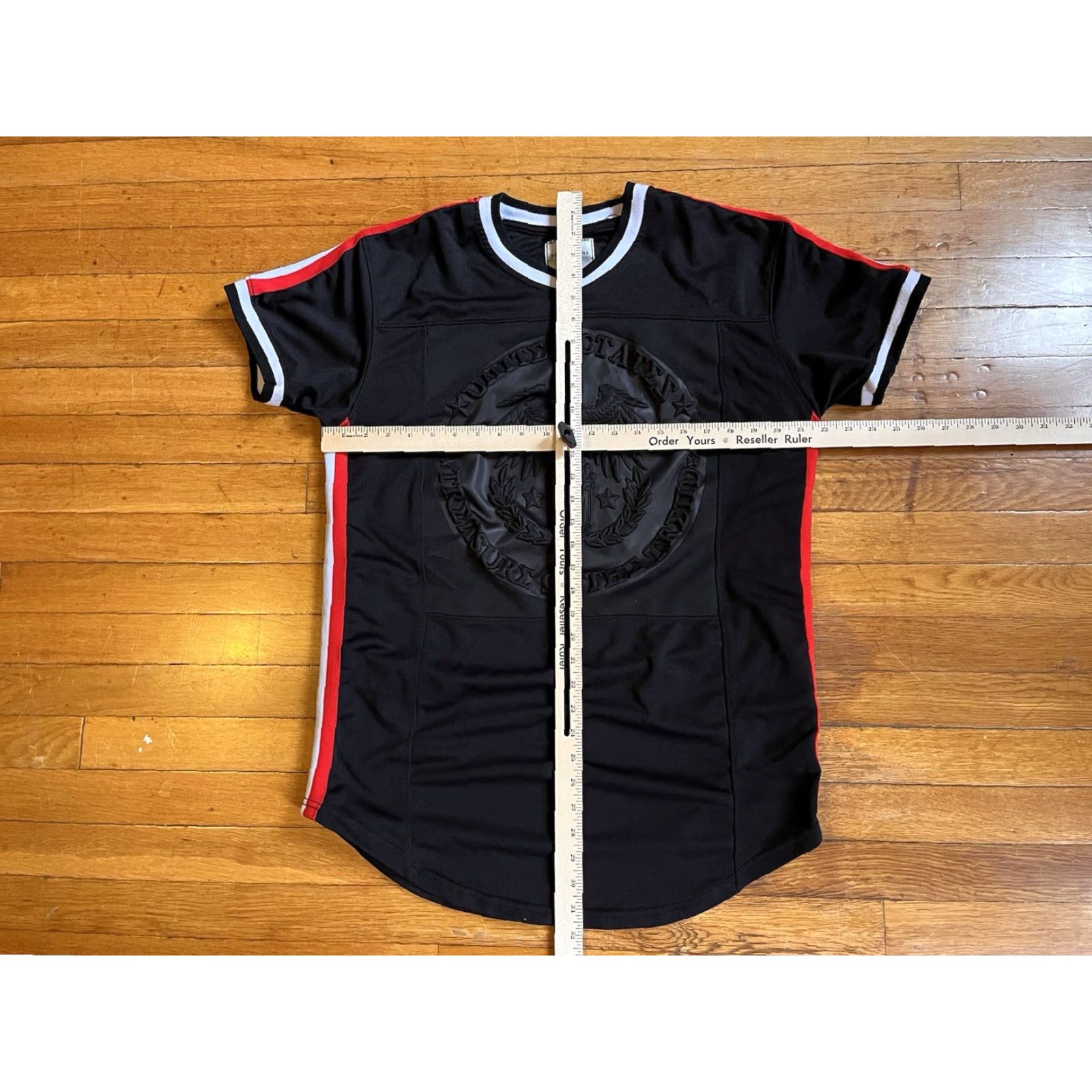 Vintage Bleeker & Mercer United States Treasure Of The Trend Shirt Men’s Large Black 3D Shirt Mens L Black USA Hip Hop Graphic Print Crew Neck Short Sleeve Size US L / EU 52-54 / 3 - 6 Thumbnail
