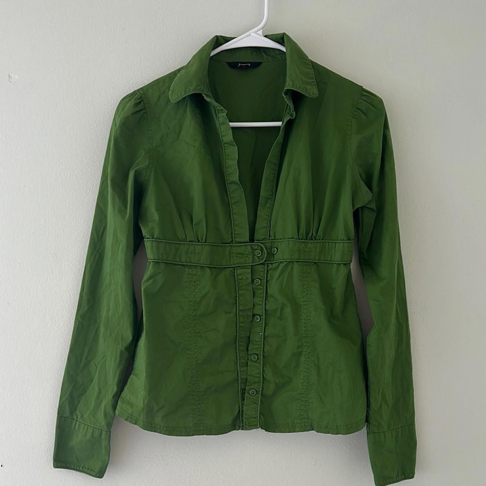Stradivarius Stradivarius Green Utility Jacket Size M / US 6-8 / IT 42-44 - 1 Thumbnail