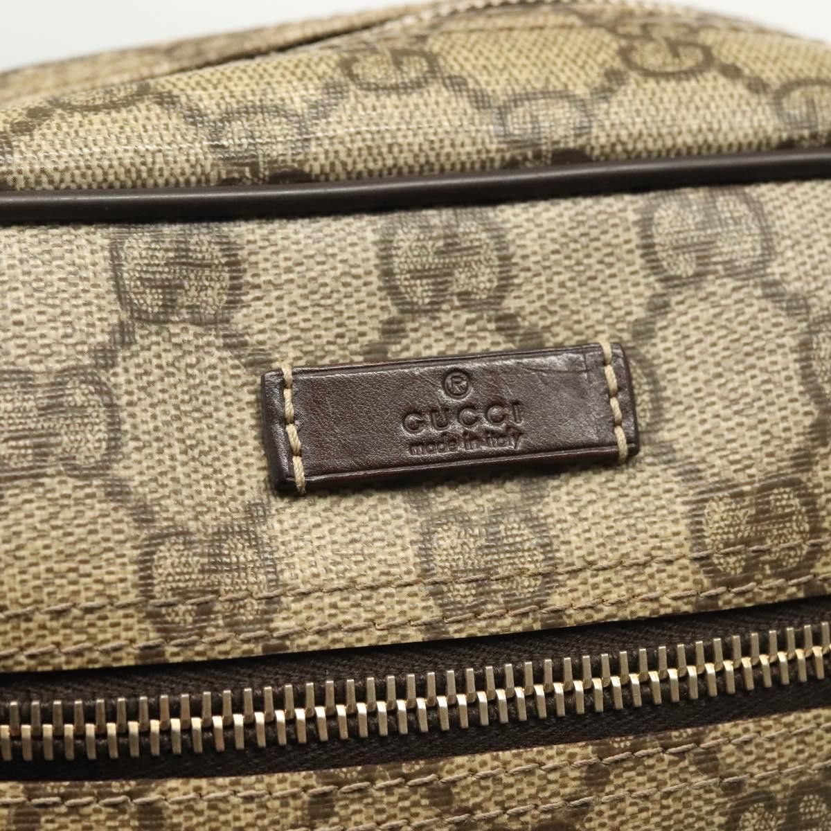 Gucci GUCCI GG Supreme Shoulder Bag Pvc Beige Gold Size ONE SIZE - 16 Thumbnail