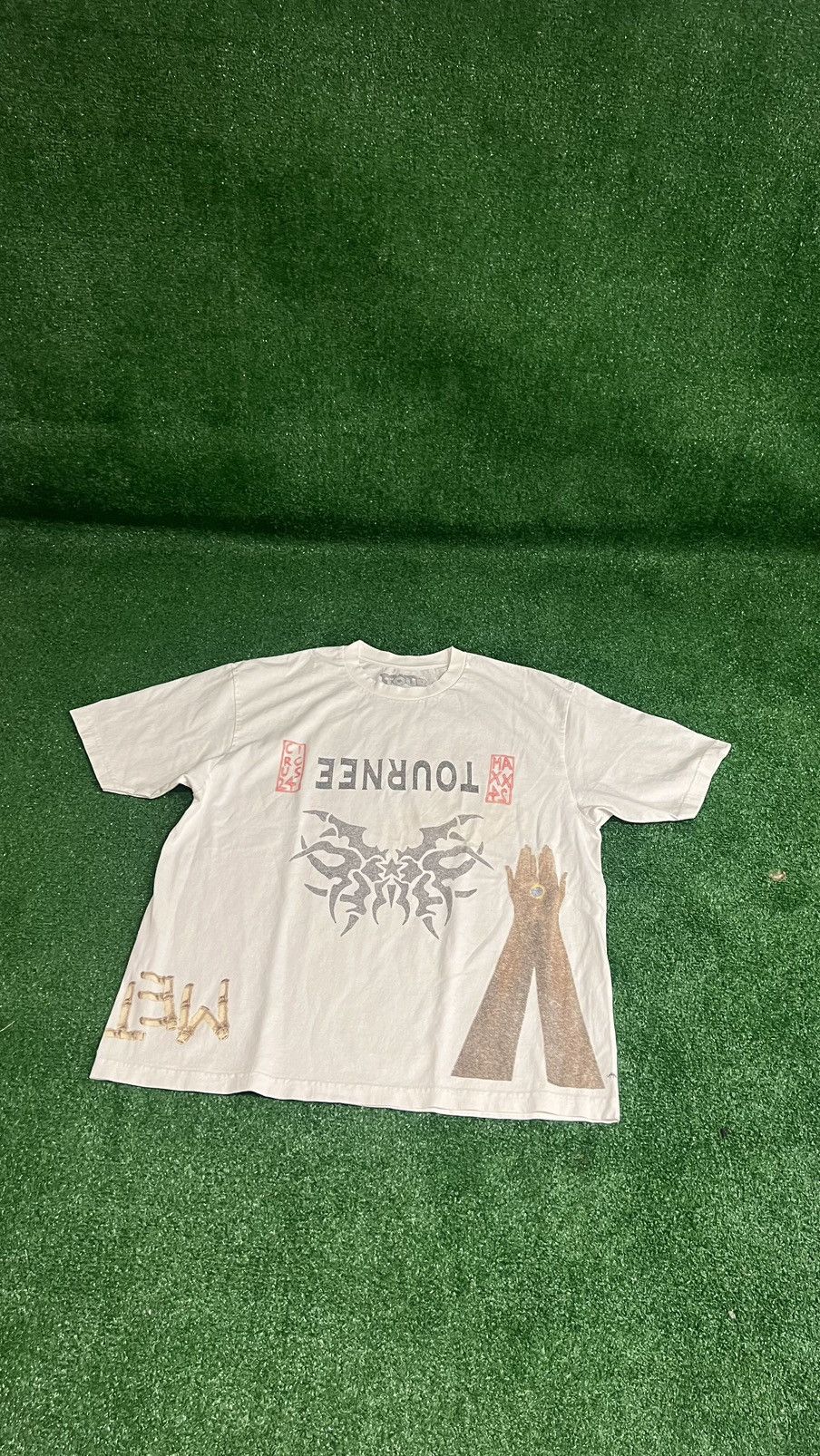 Travis Scott TRAVIS SCOTT METLIFE WHITE TEE NYC **SOLD OUT** Size US XL / EU 56 / 4 - 1 Thumbnail