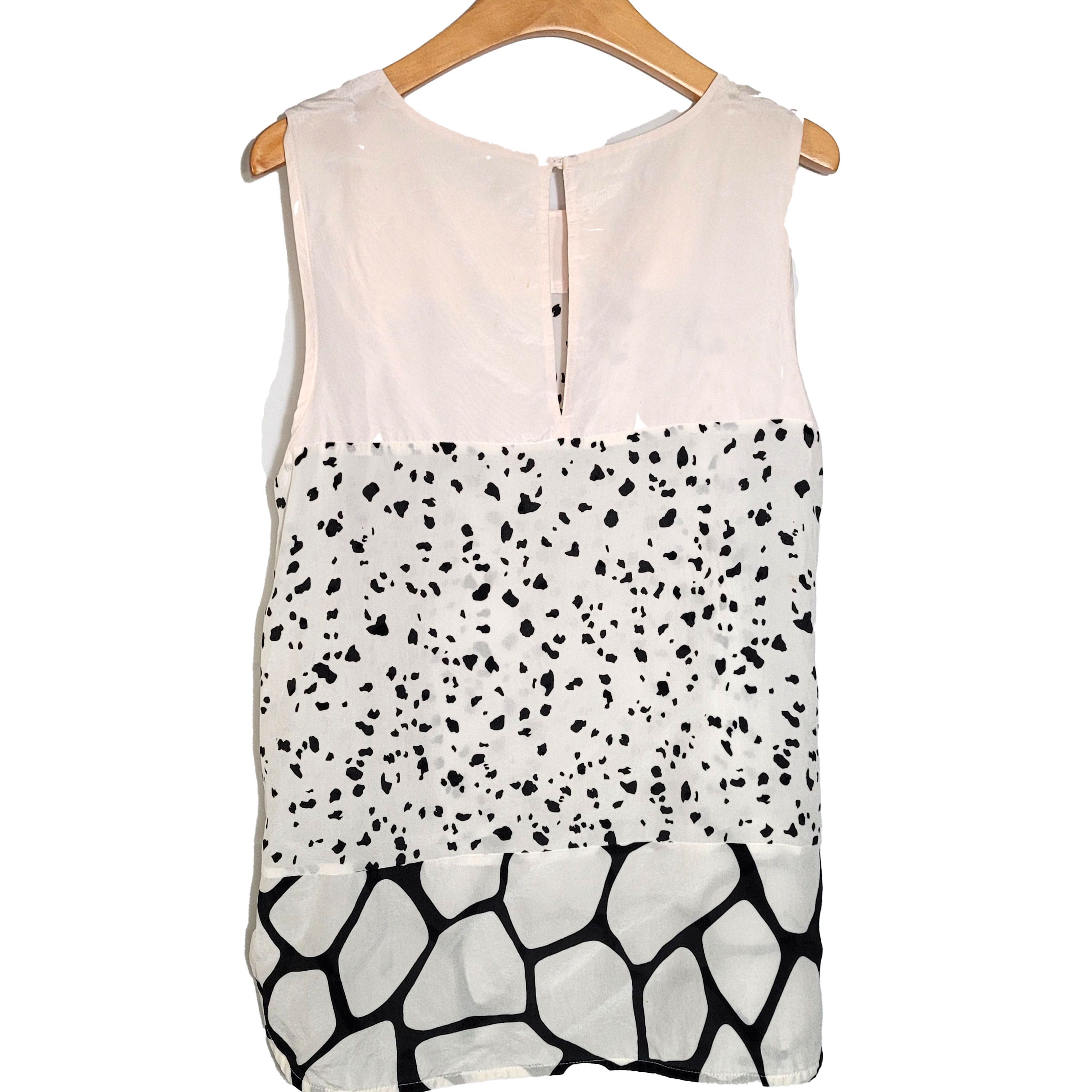 Other Women's 100% Silk Size S Sleeveless Tank Top SDK359 Size S / US 4 / IT 40 - 2 Thumbnail
