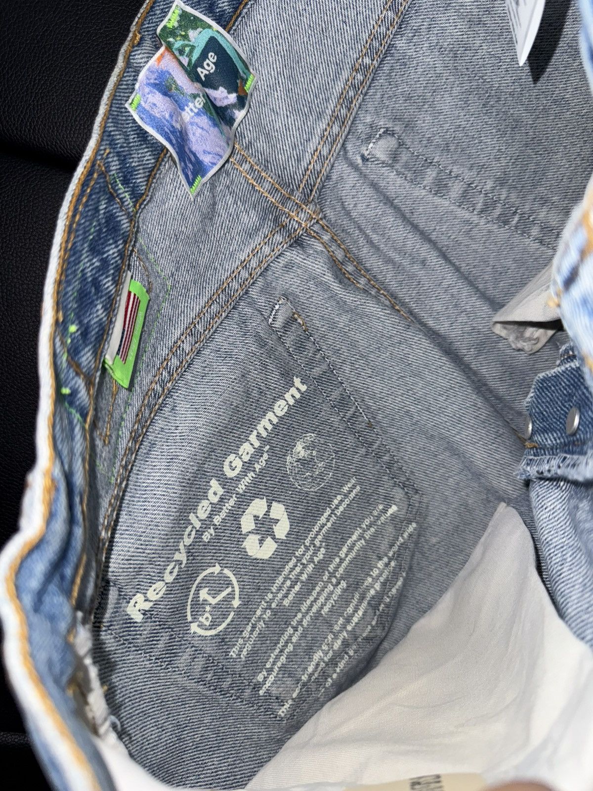 Better With Age Better with age logo jeans Size US 34 / EU 50 - 7 Thumbnail