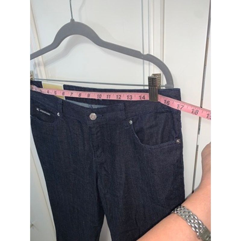 Michael Kors NWT Michael Kors Women's Low Rise Bootcut Jeans Size 14 Blue Size 36" / US 14 / IT 50 - 9 Thumbnail