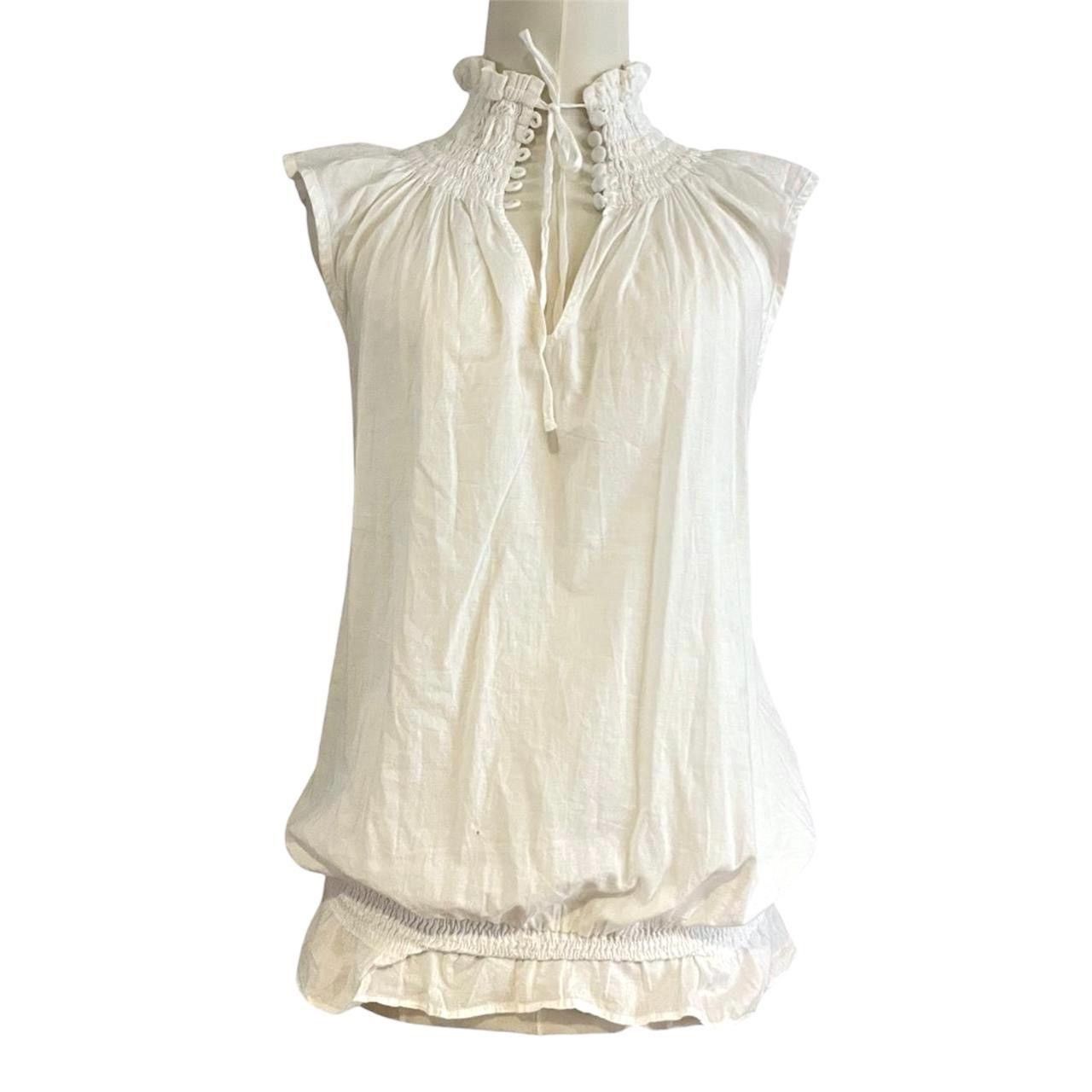 Other y2k romantic coquette white blouse with open back detail🌹 Size S / US 4 / IT 40 - 1 Thumbnail