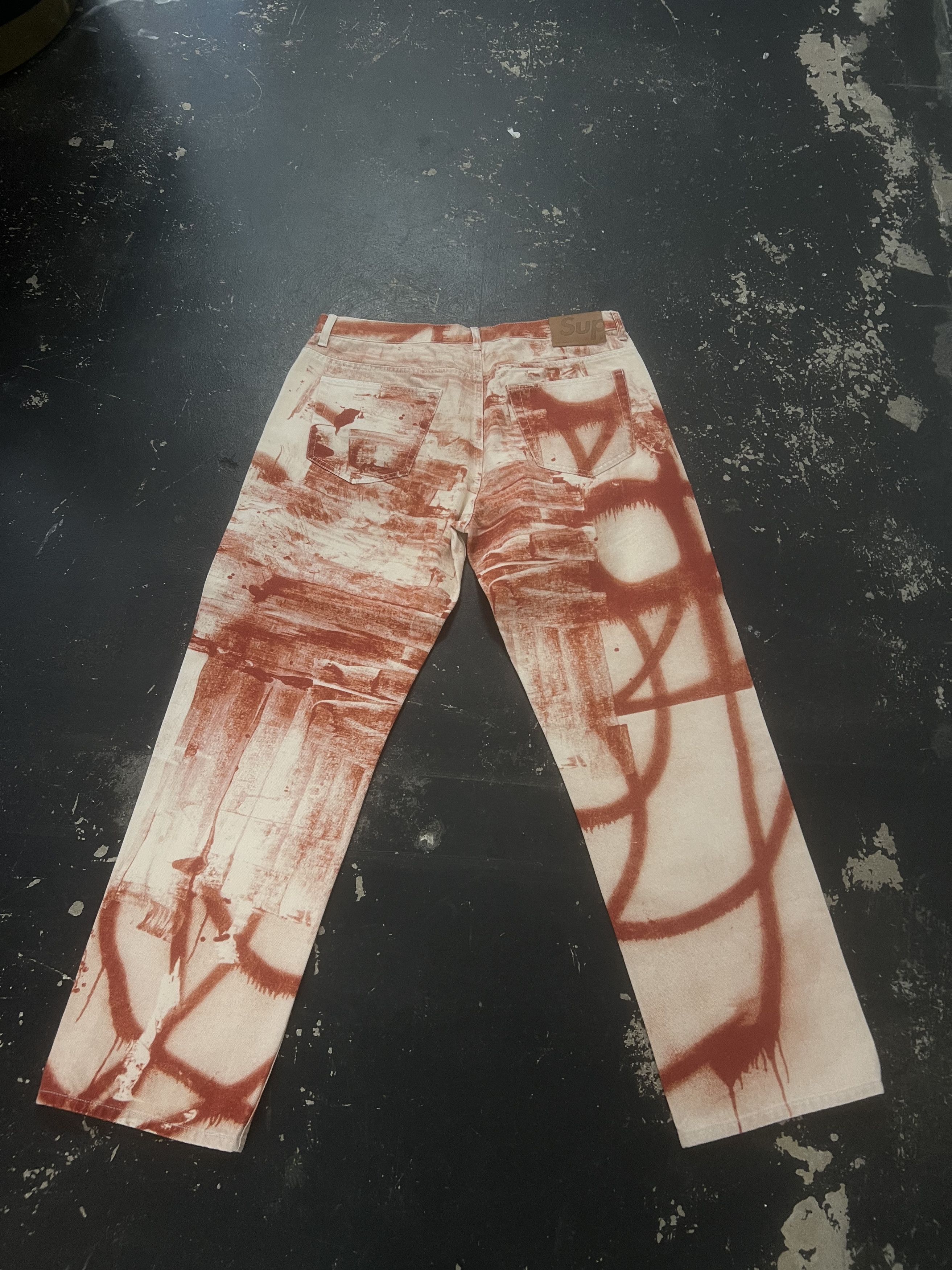 Supreme Spray Paint Carpenter Jean Size US 34 / EU 50 - 2 Thumbnail