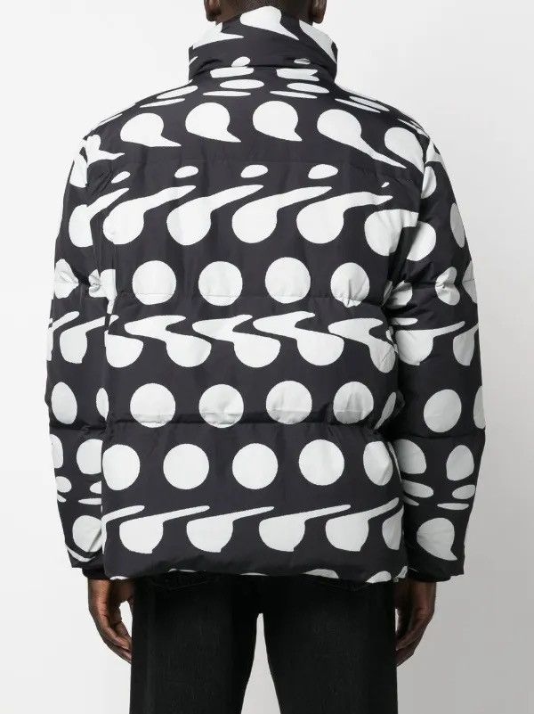 Etudes !DS! AW22 Etudes Allover Dots White Black Puffer Jacket Size US XL / EU 56 / 4 - 4 Thumbnail