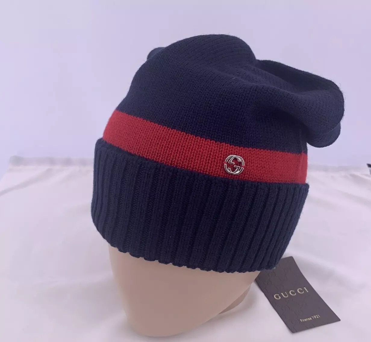 Gucci new Gucci wool hat women men size-S-57cm Size ONE SIZE - 1 Thumbnail